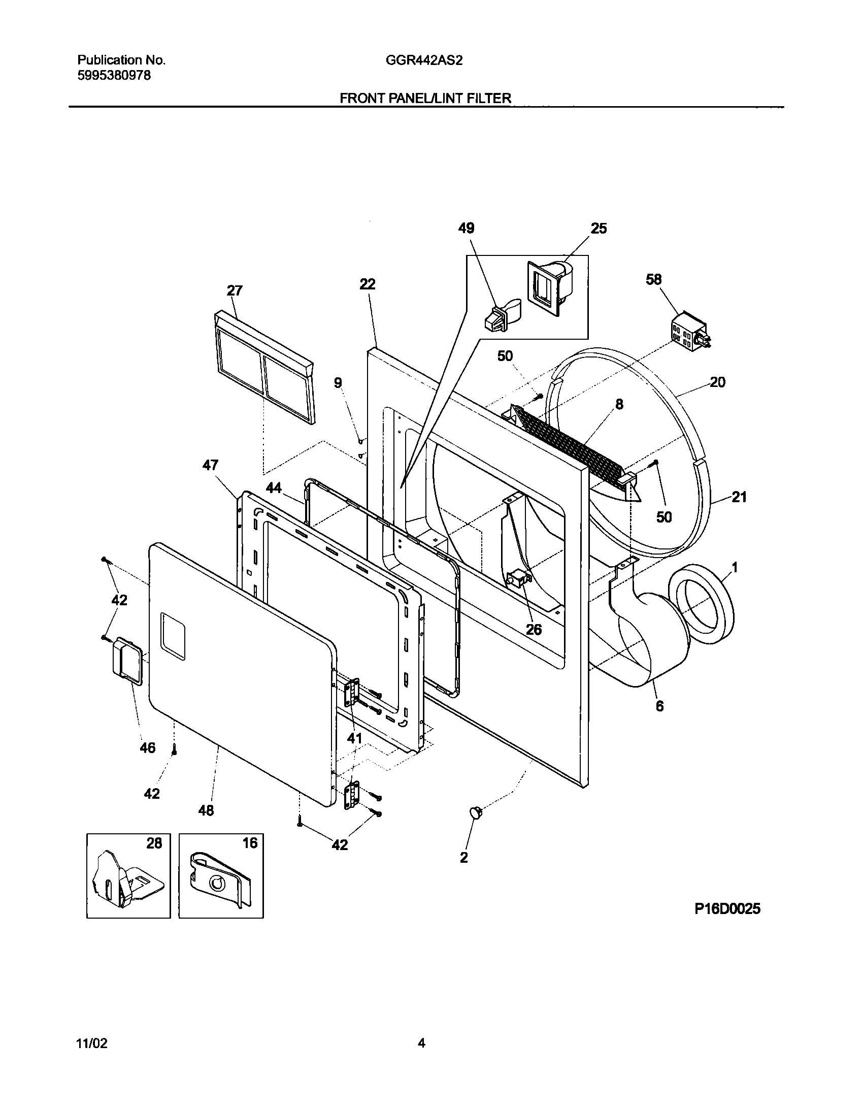 05 - FRONT PANEL/LINT FILTER