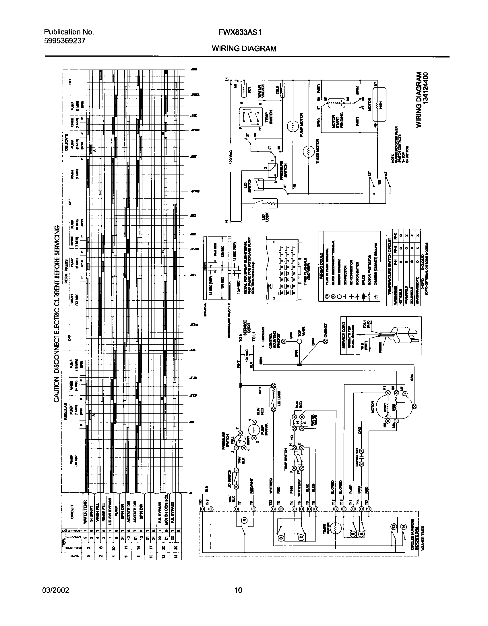 10 - 134124400 WIRING DIAGRAM