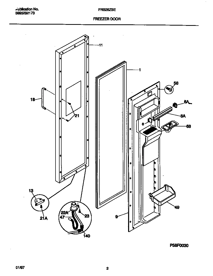 02 - FREEZER DOOR