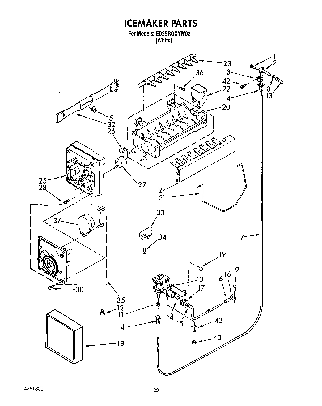 13 - ICEMAKER, LIT/OPTIONAL