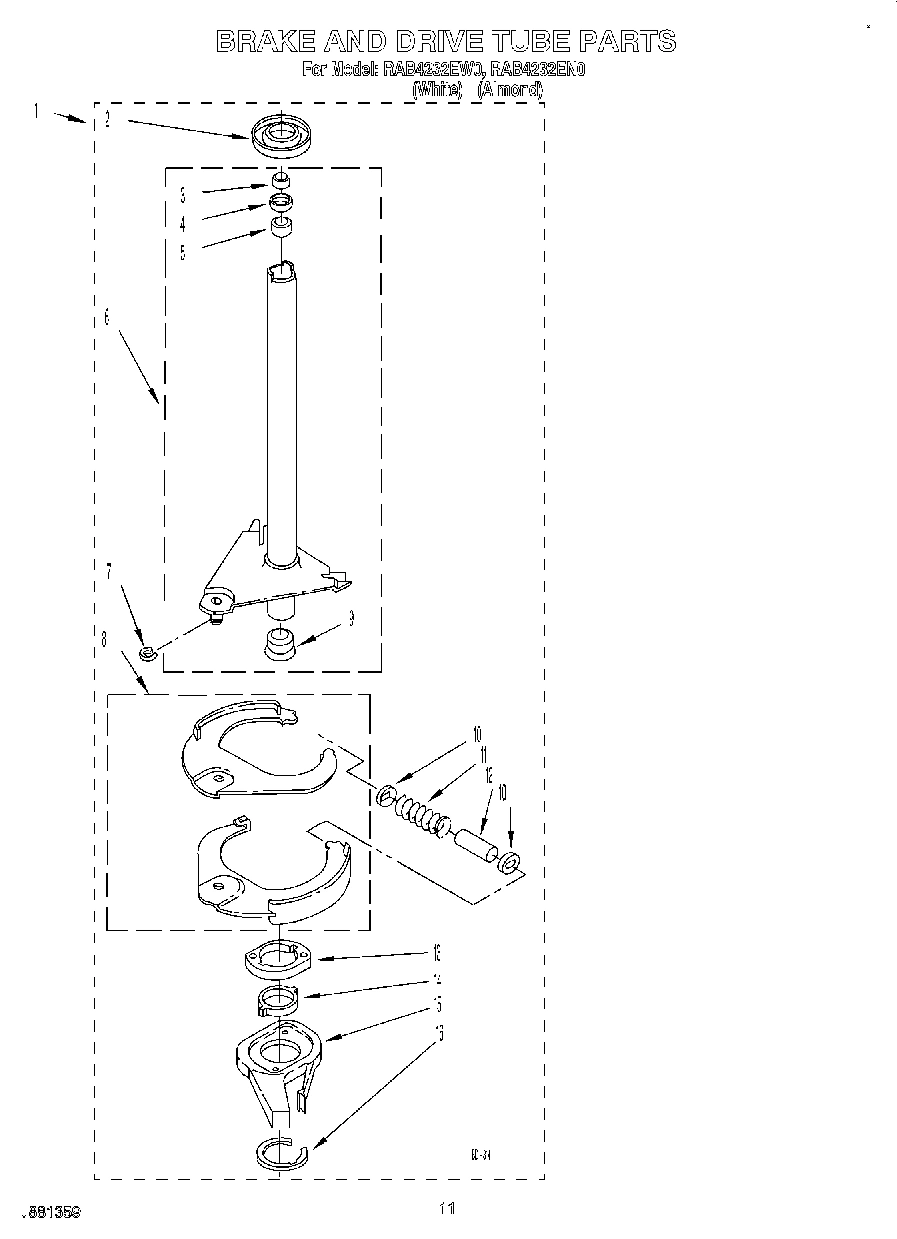 08 - BRAKE AND DRIVE TUBE