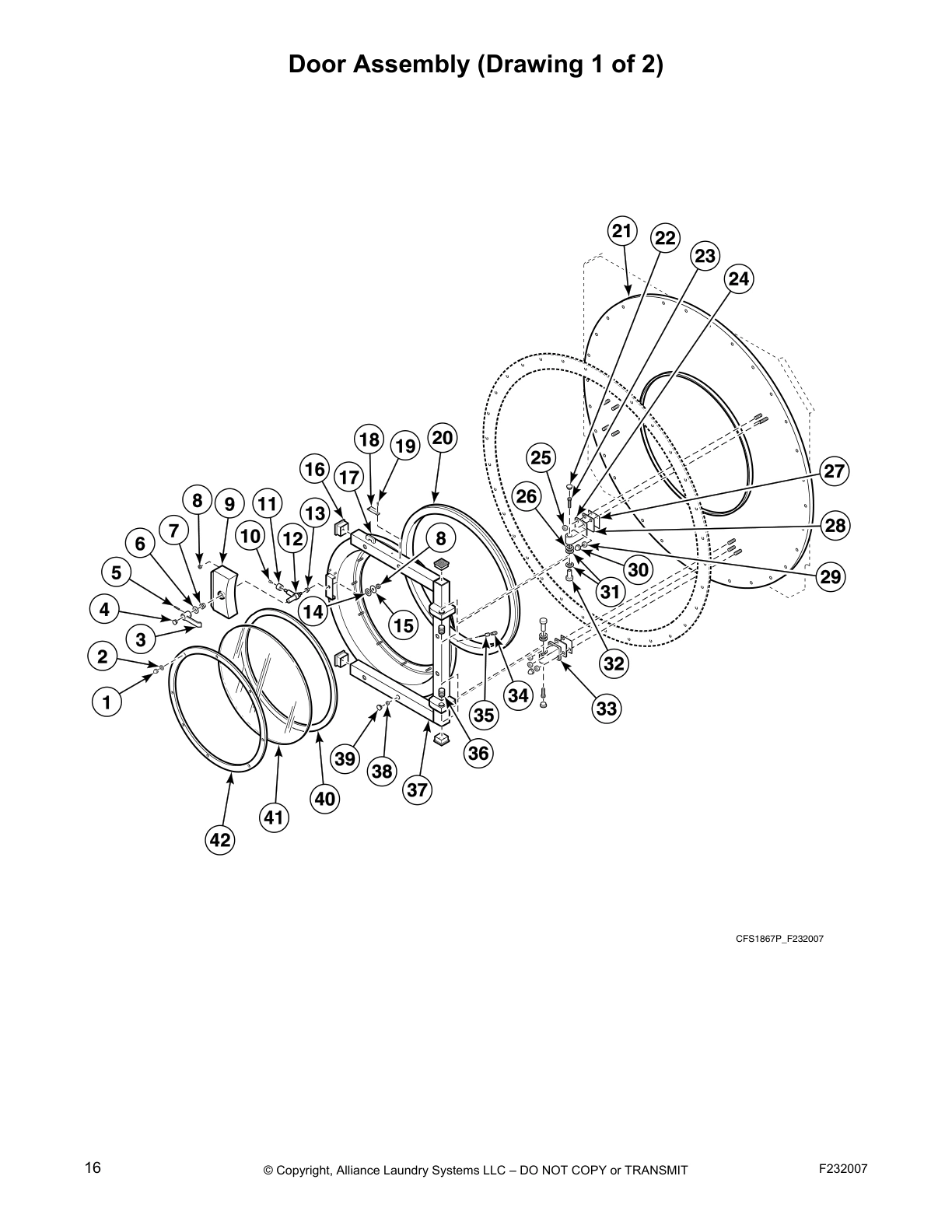 Door Assembly (Drawing 1 of 2)