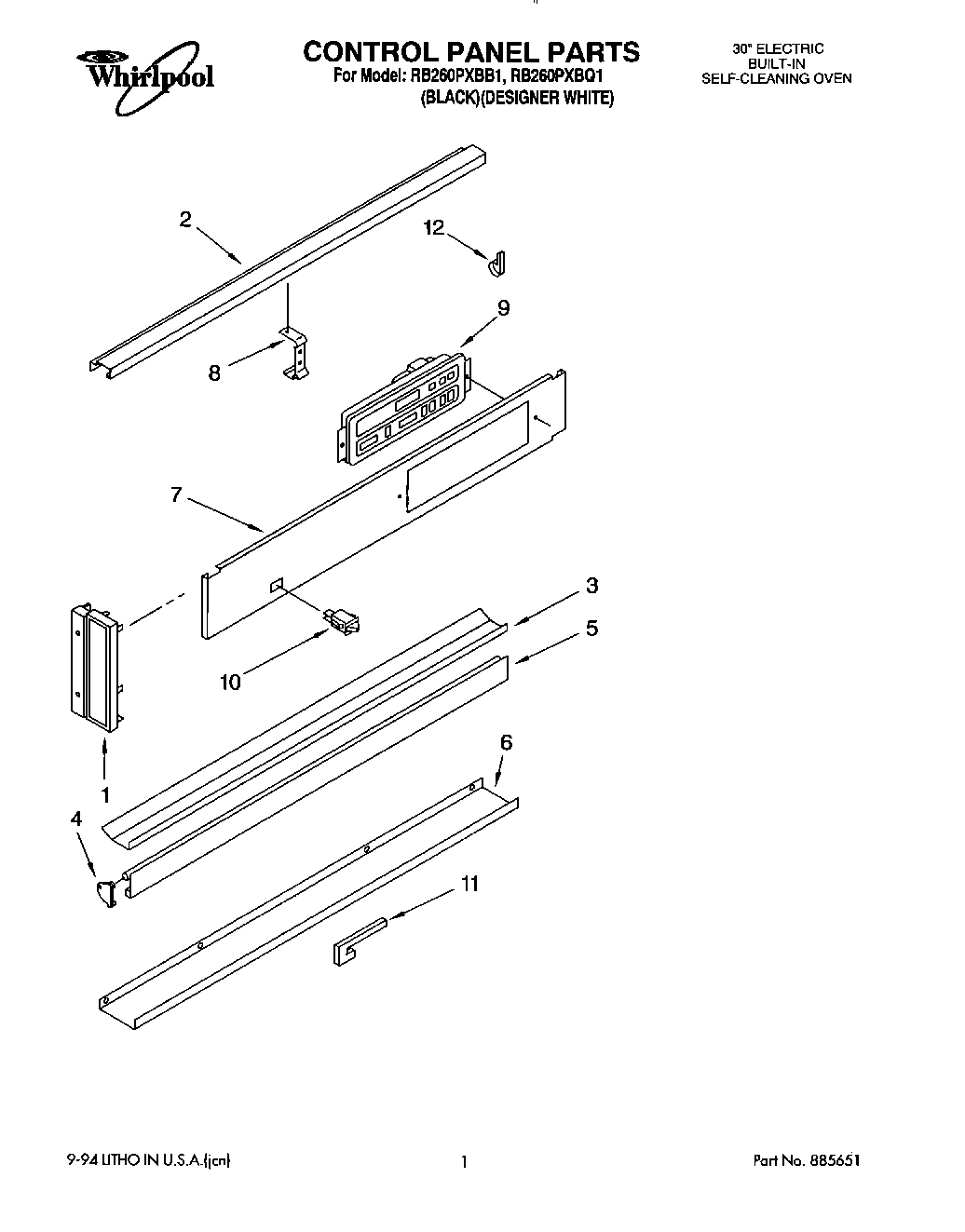01 - CONTROL PANEL, LITERATURE