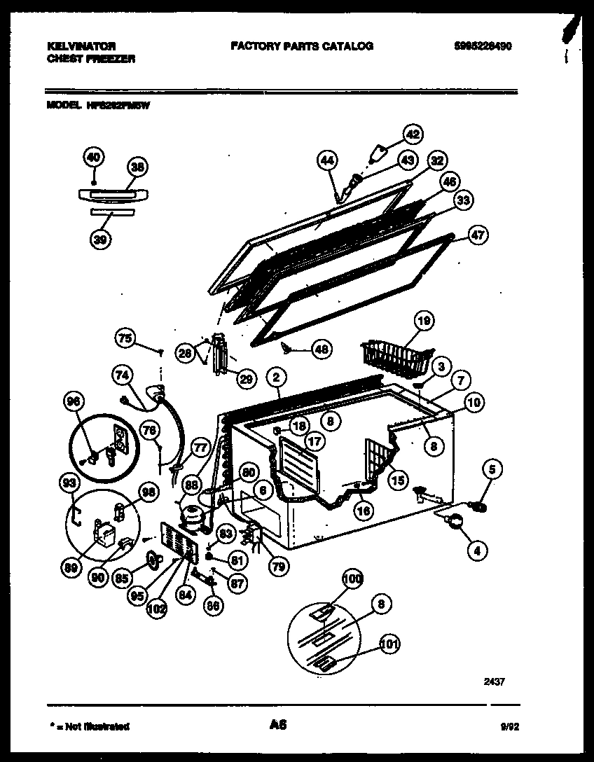 02 - CHEST FREEZER PARTS