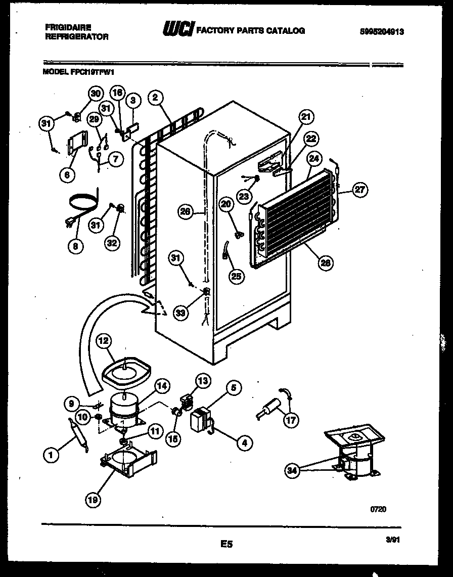 05 - SYSTEM AND AUTOMATIC DEFROST PARTS