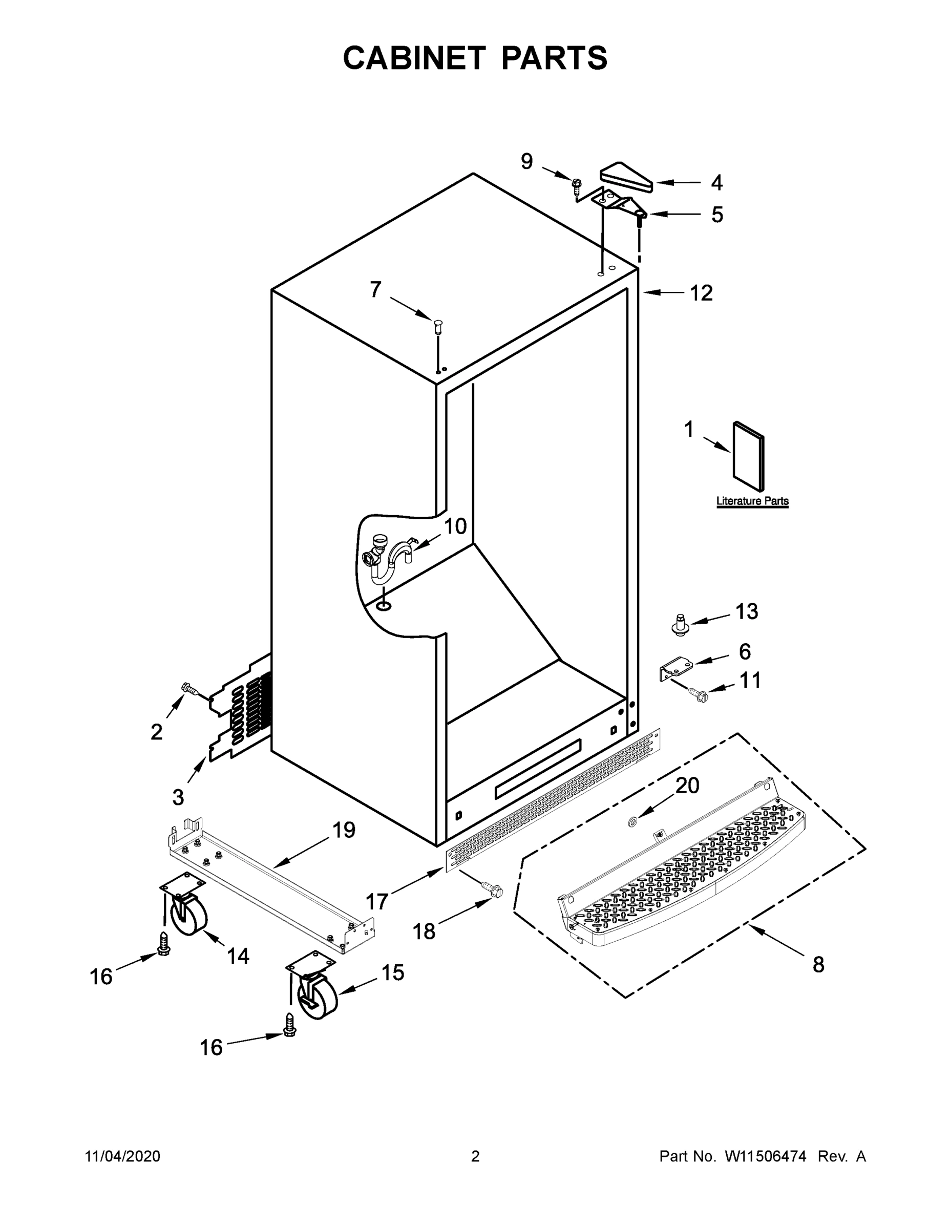 02 - CABINET PARTS