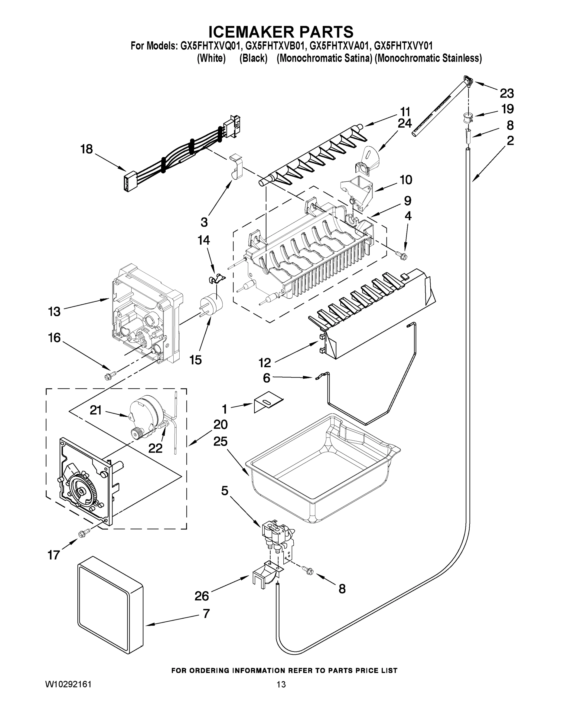 08 - ICEMAKER PARTS