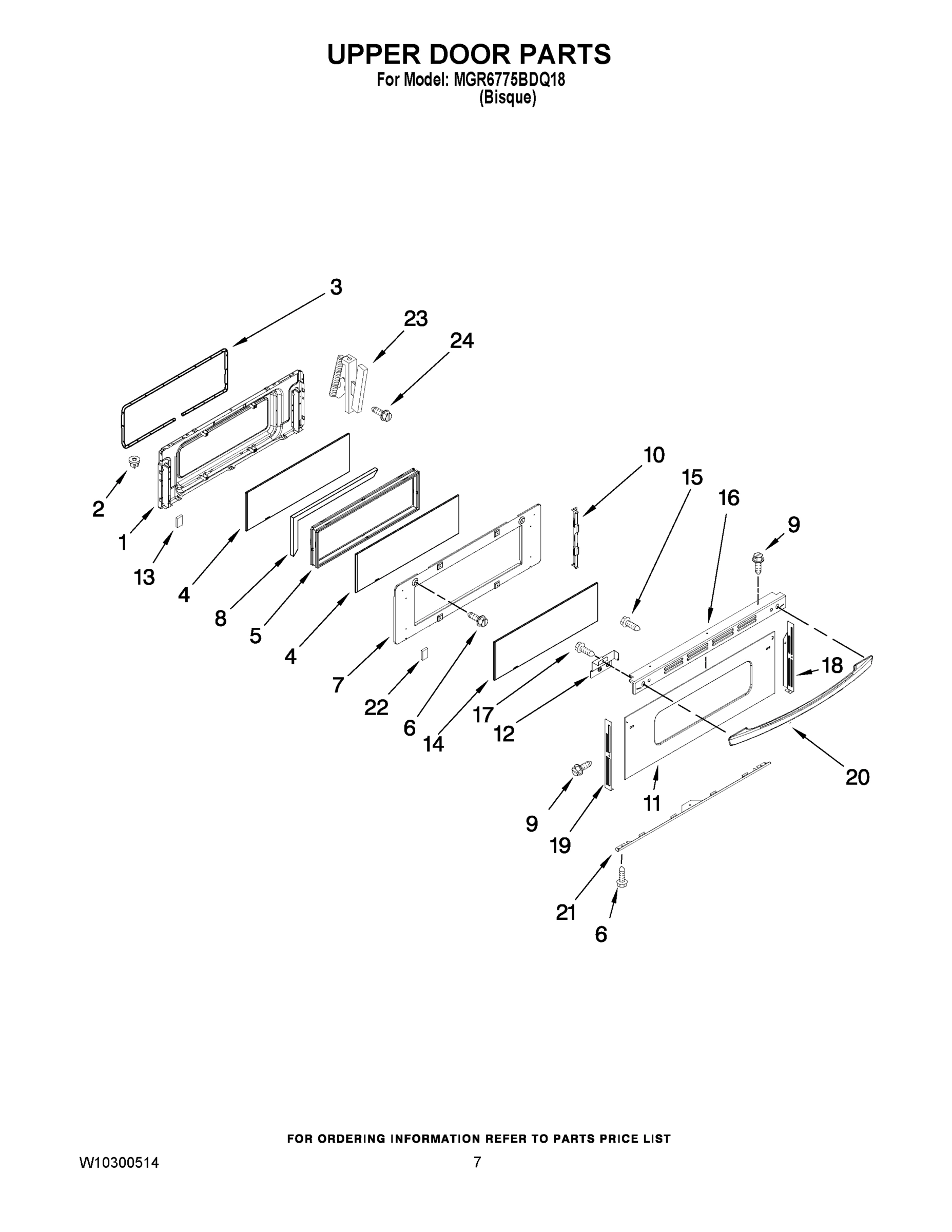 05 - UPPER DOOR PARTS