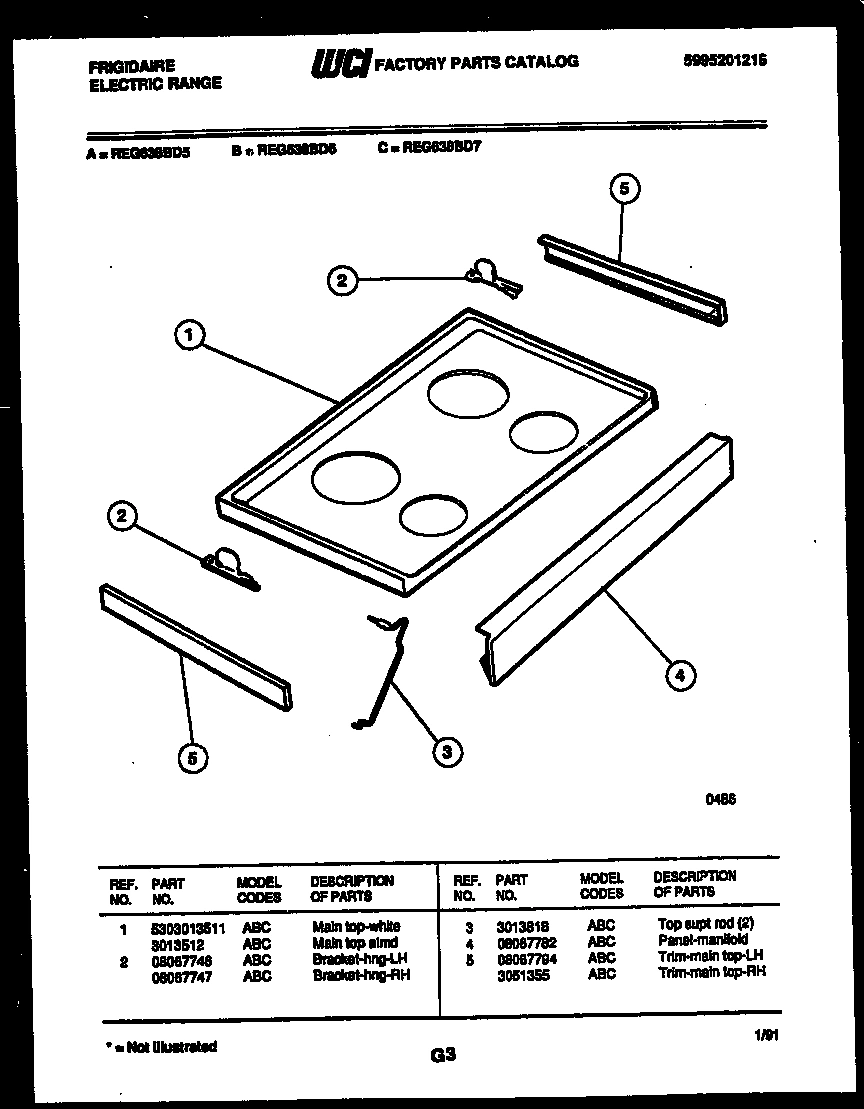 04 - COOKTOP PARTS