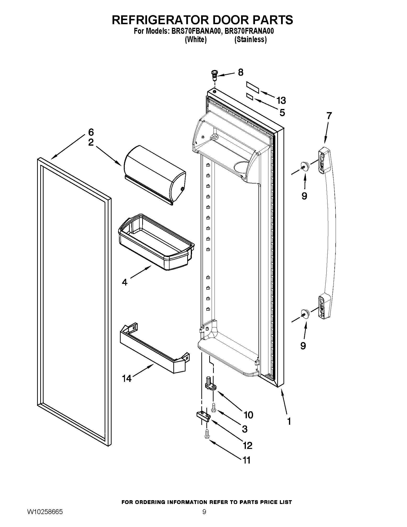 06 - REFRIGERATOR DOOR PARTS