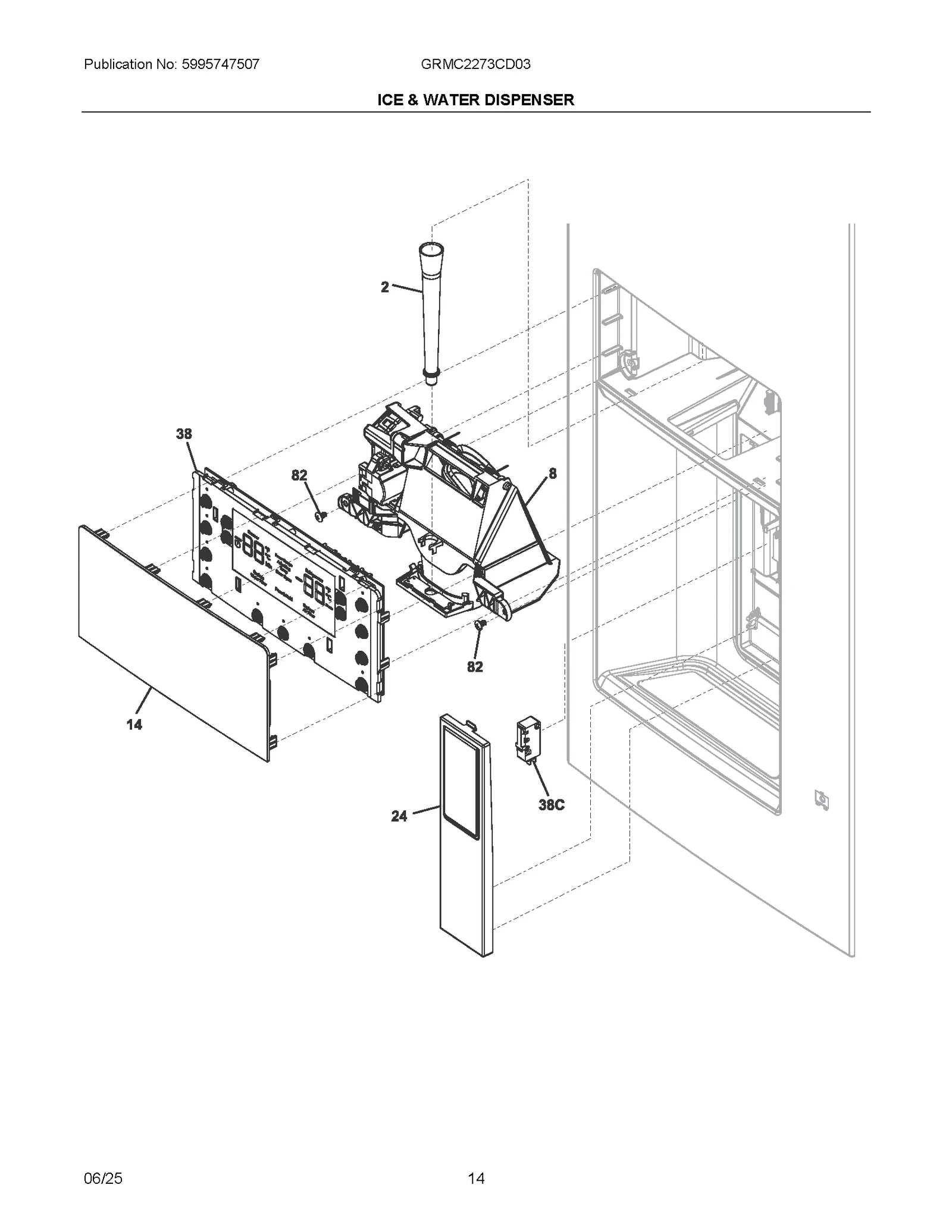ICE & WATER DISPENSER