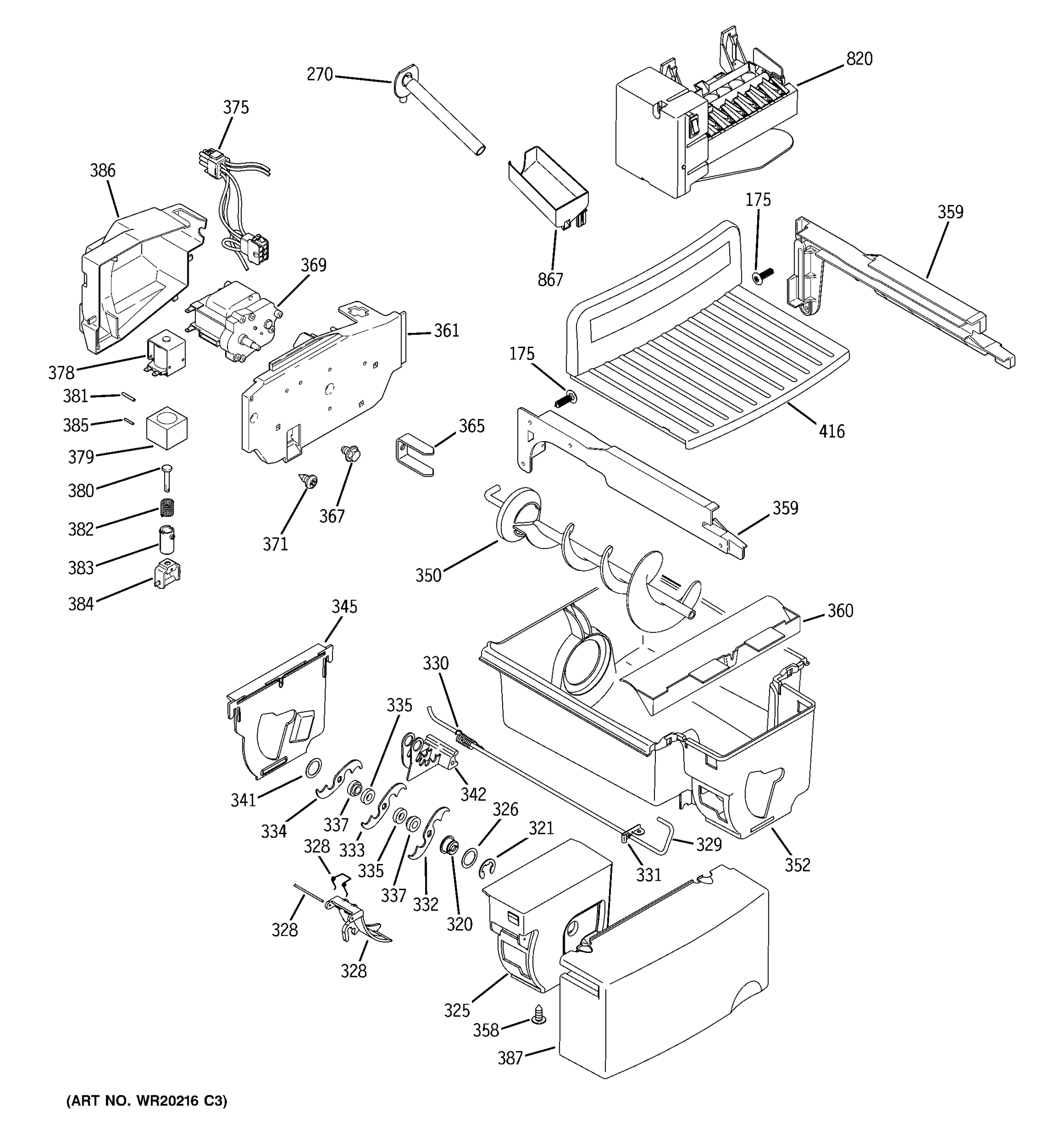 ICE MAKER & DISPENSER