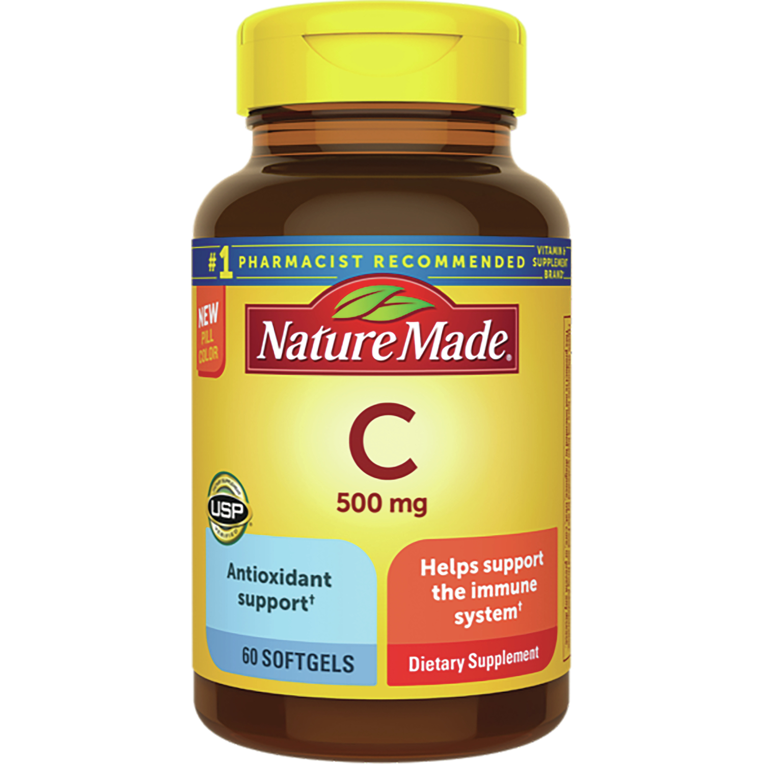 Nature Made Vitamin C | 500 mg | 60 Soft Gels