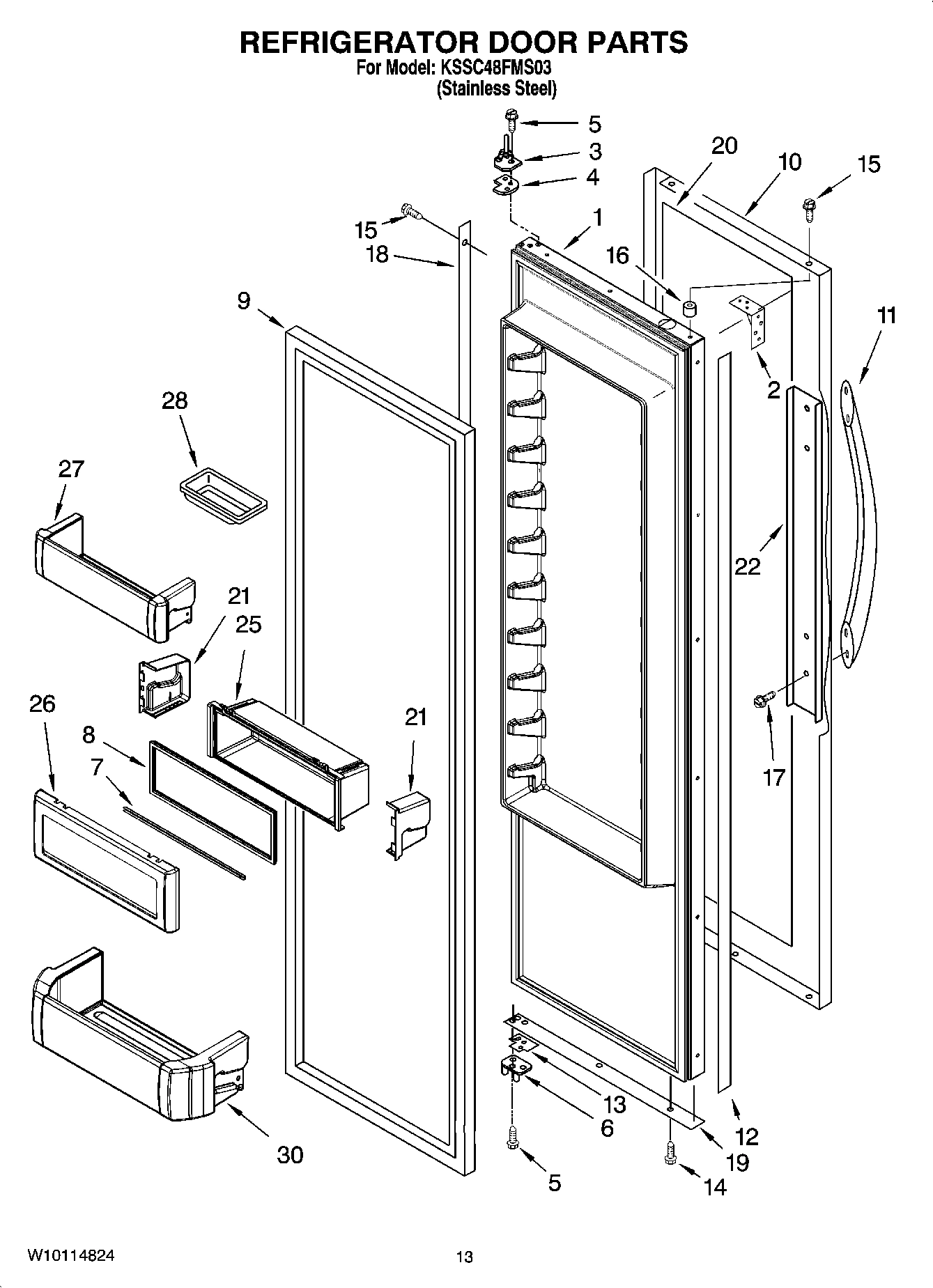09 - REFRIGERATOR DOOR PARTS