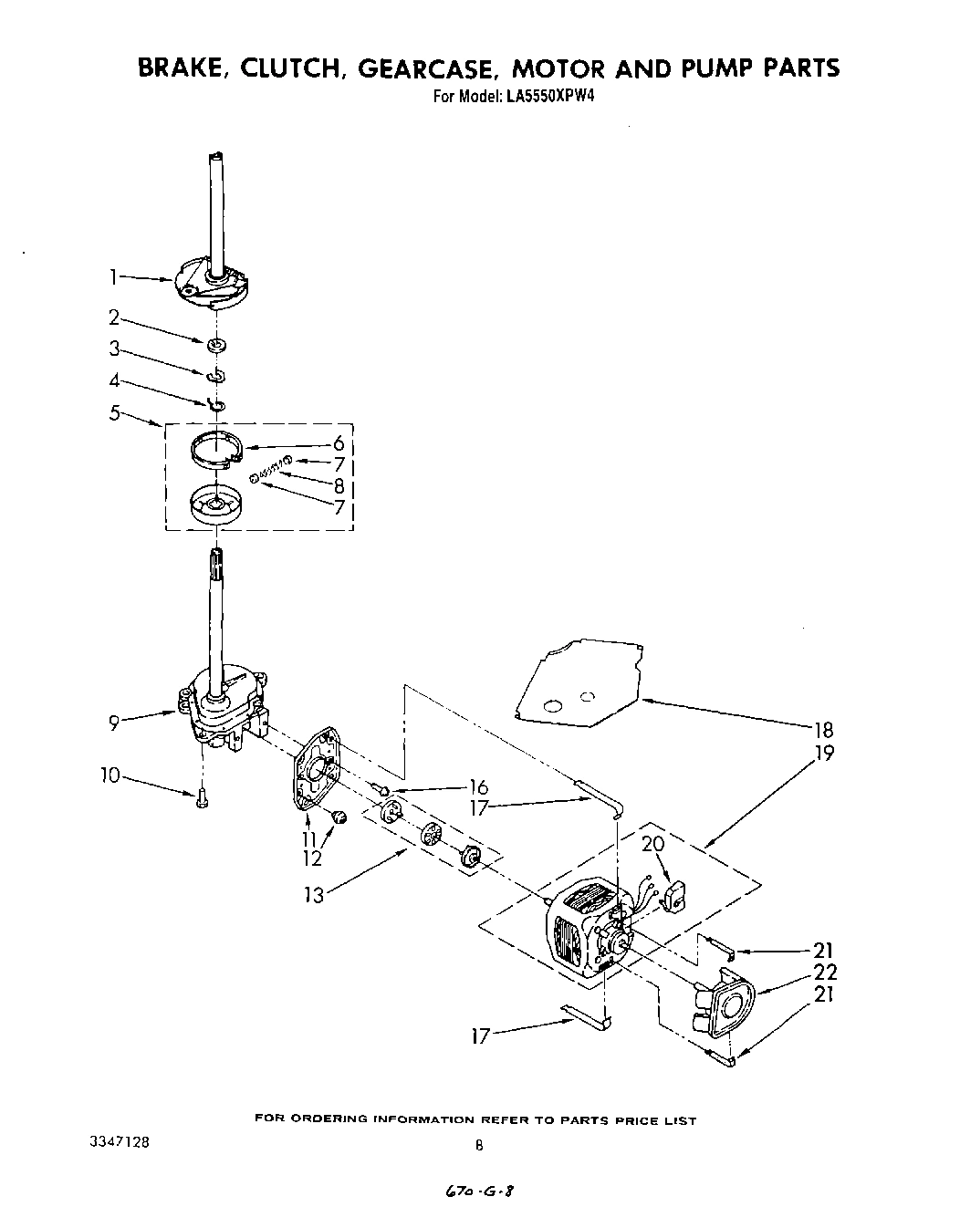 06 - BRAKE, CLUTCH, GEARCASE, MOTOR AND PUMP