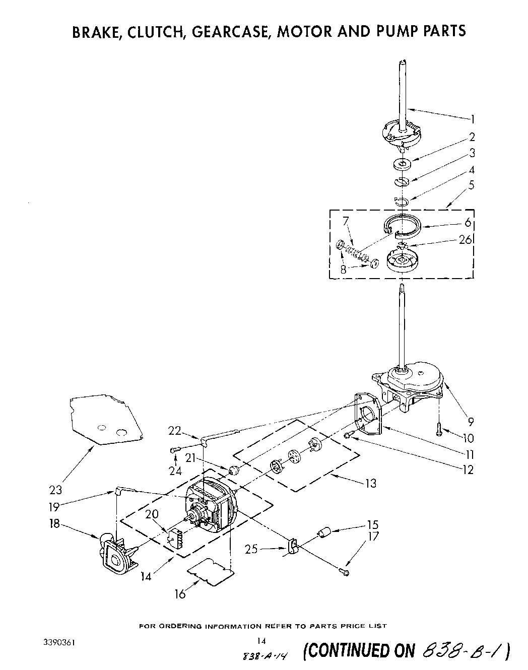 09 - BRAKE, CLUTCH, GEARCASE, MOTOR AND PUMP