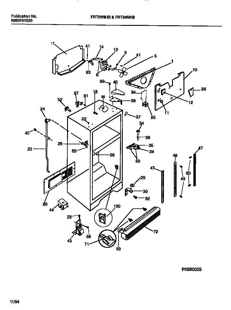 04 - CABINET W/ FAN ASSEMBLY