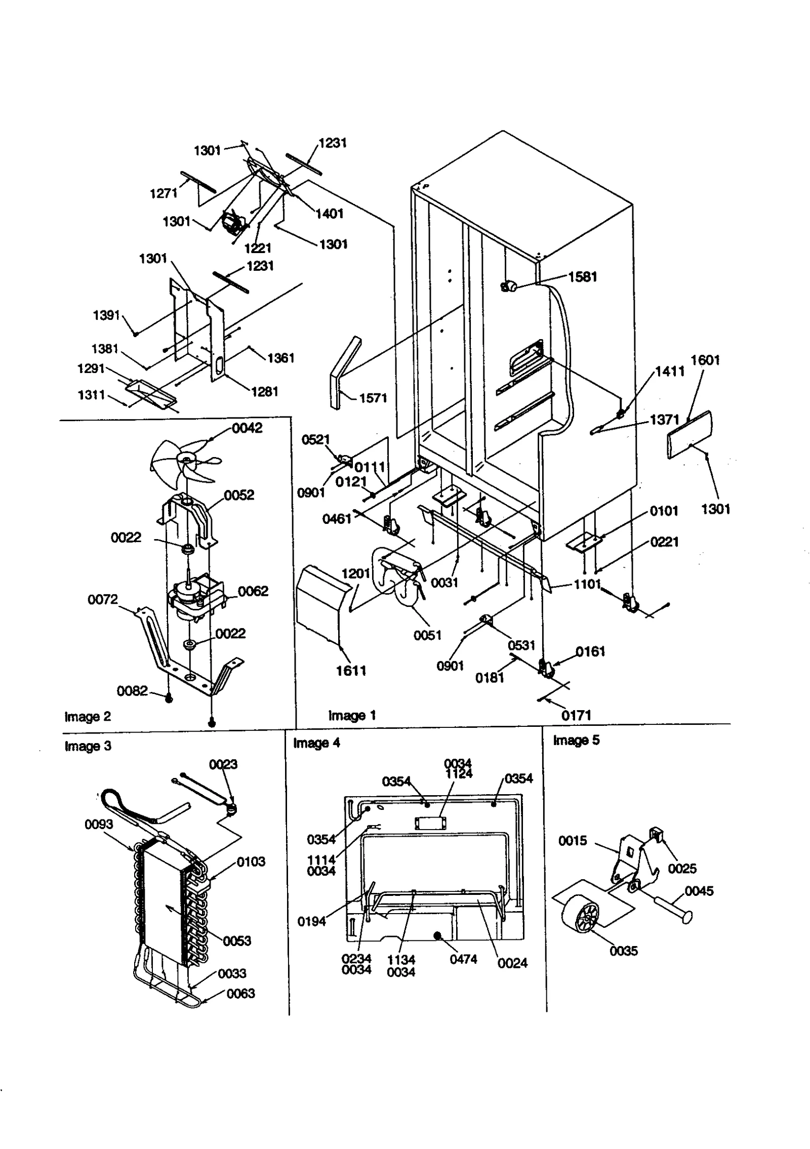 DRAIN SYSTEM/ROLLER/EVAPORATOR