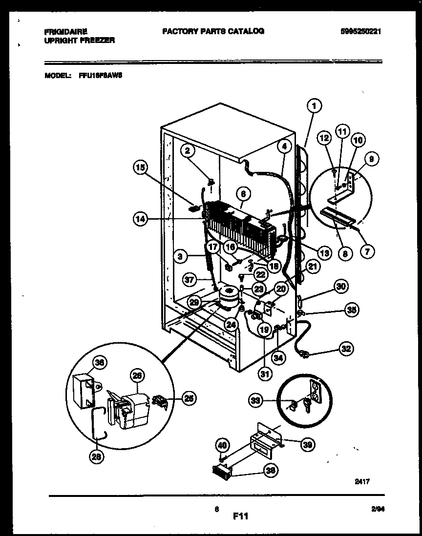 05 - SYSTEM AND AUTOMATIC DEFROST PARTS