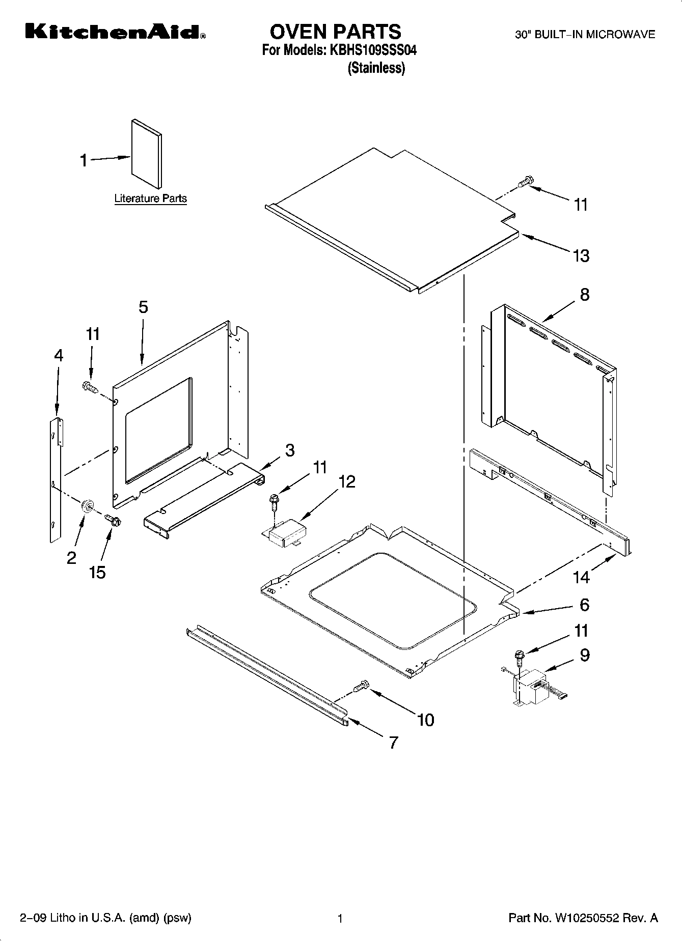 01 - OVEN PARTS