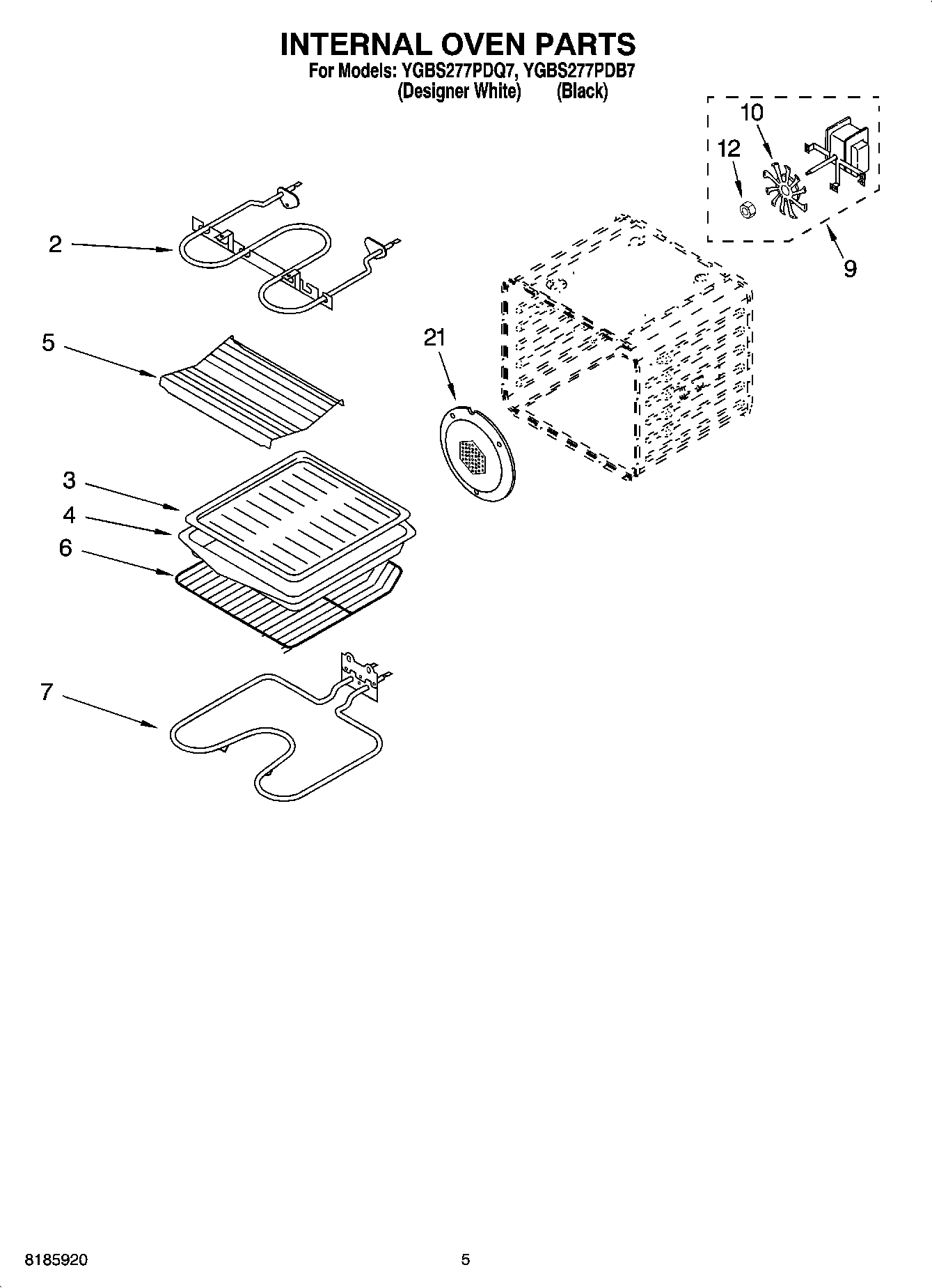 04 - INTERNAL OVEN PARTS