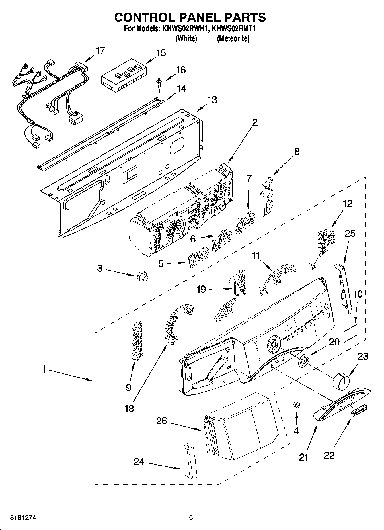 03 - CONTROL PANEL PARTS