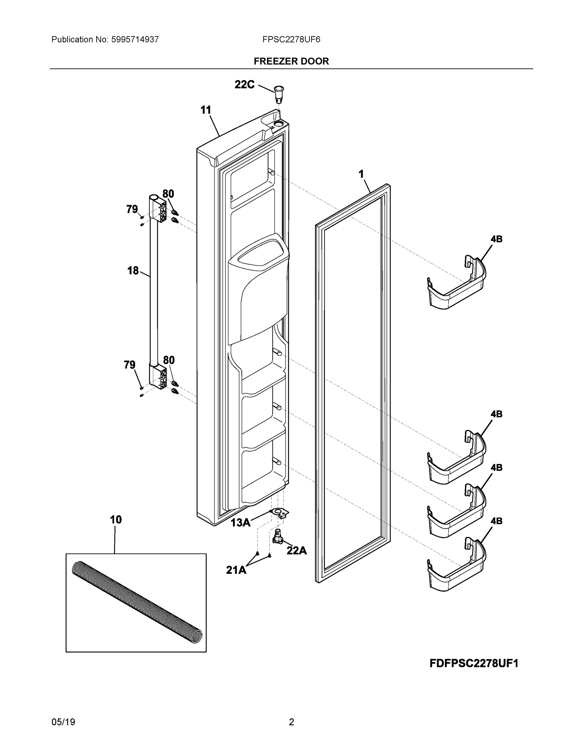02 - FREEZER DOOR