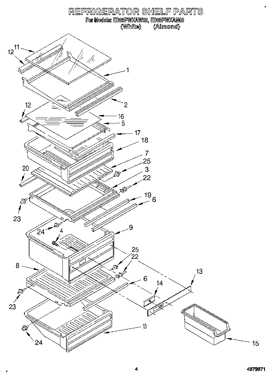 03 - REFRIGERATOR SHELF