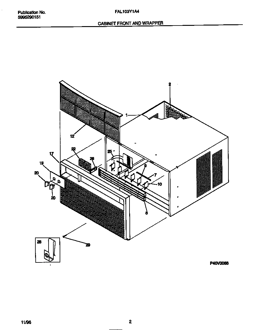 02 - CABINET FRONT AND WRAPPER