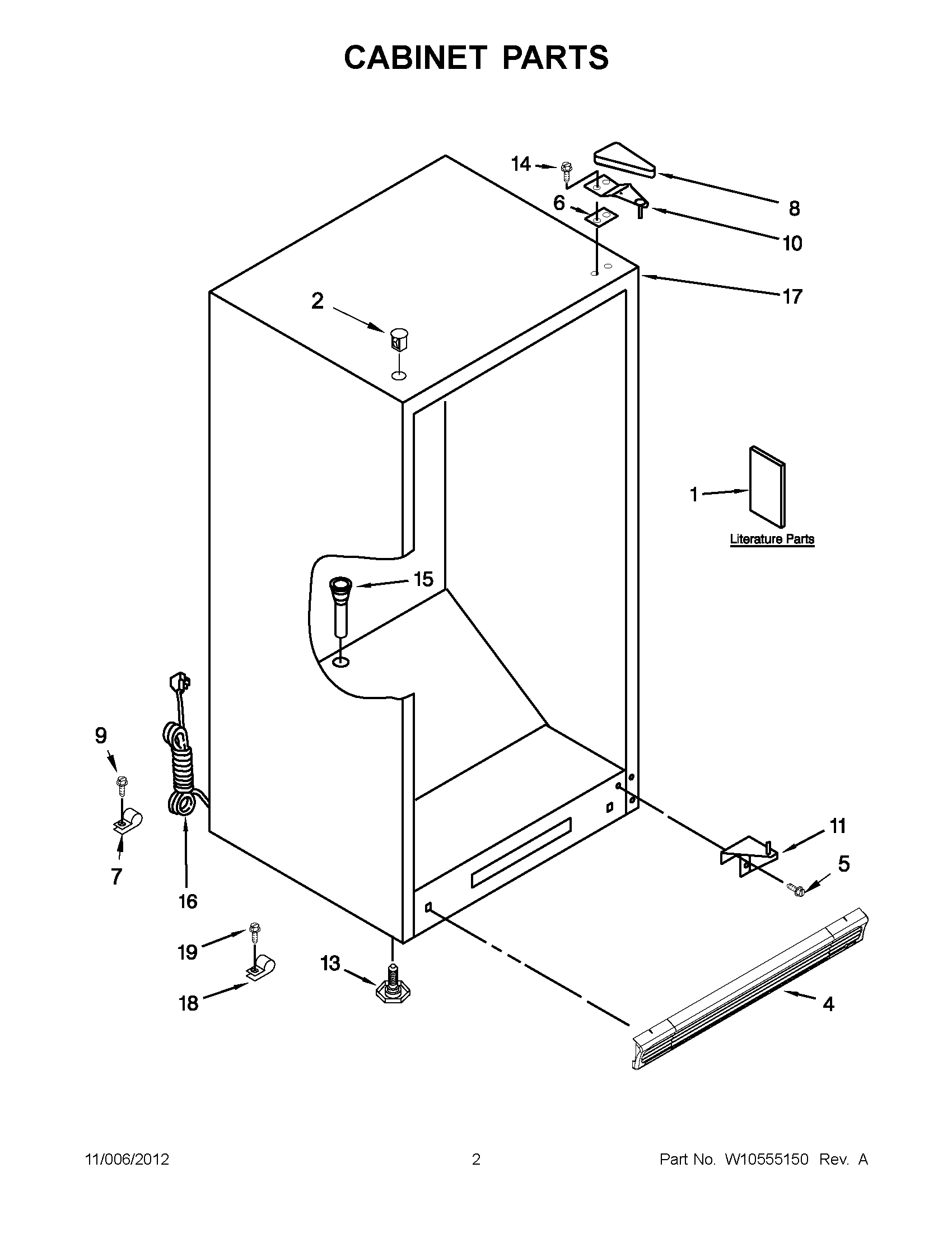 01 - CABINET PARTS