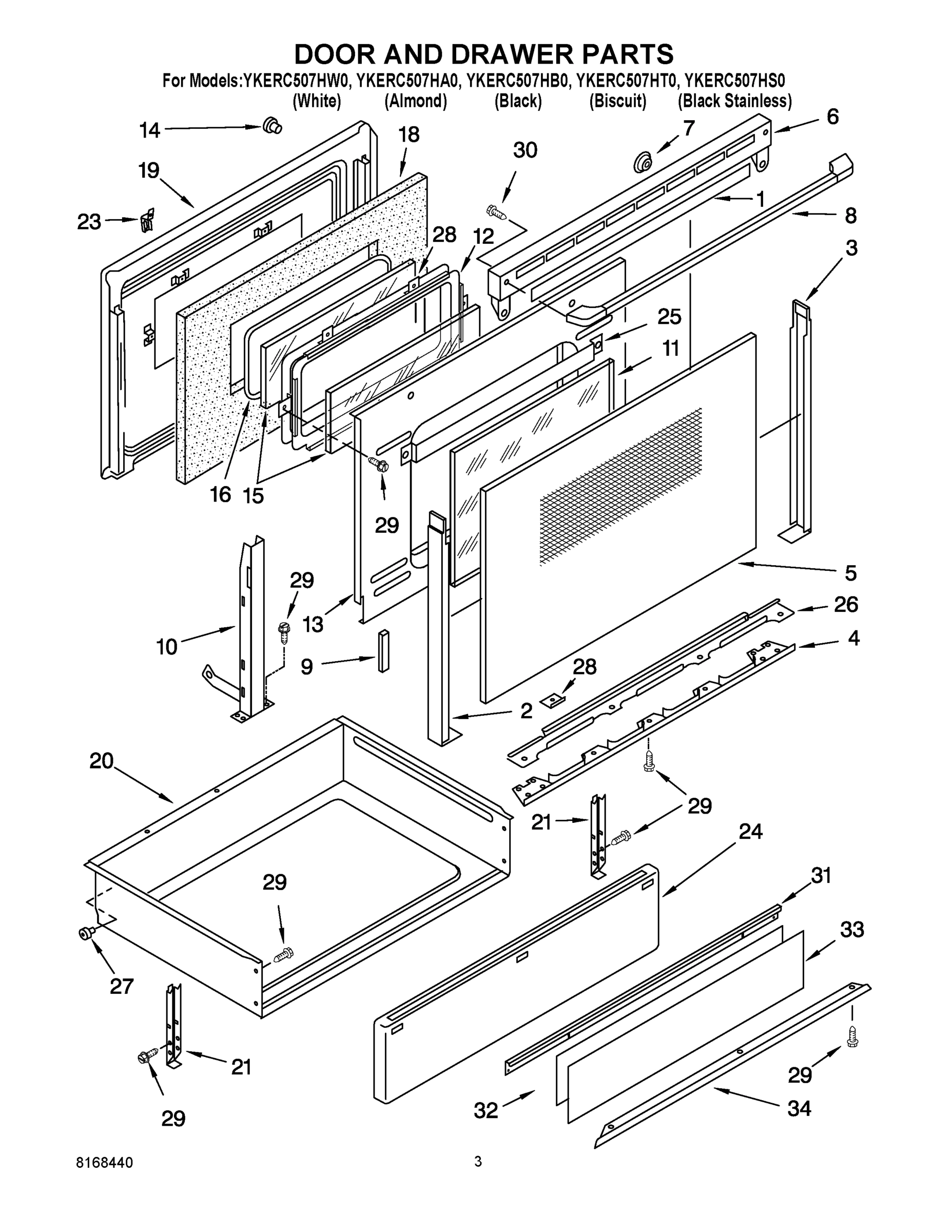 04 - DOOR AND DRAWER PARTS