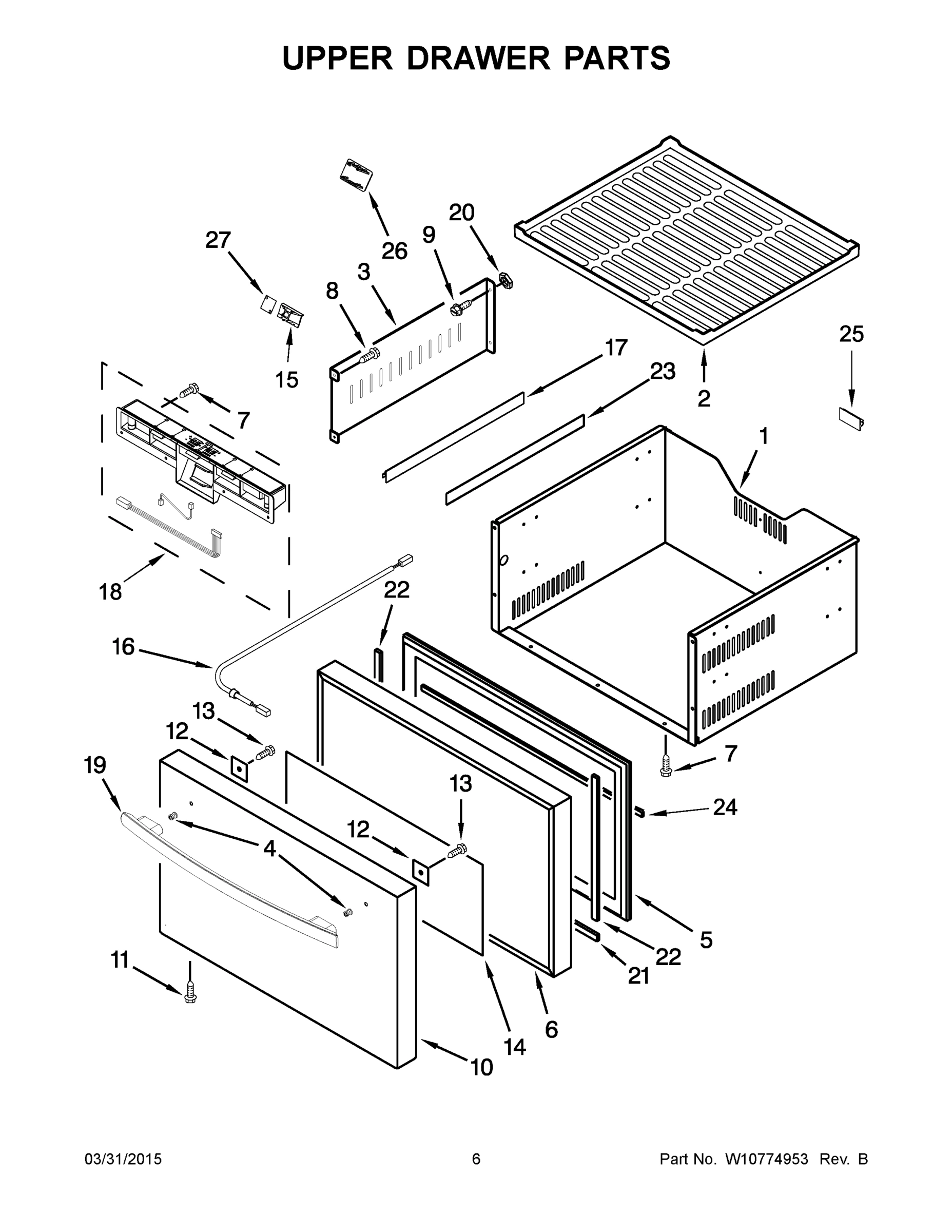 04 - UPPER DRAWER PARTS