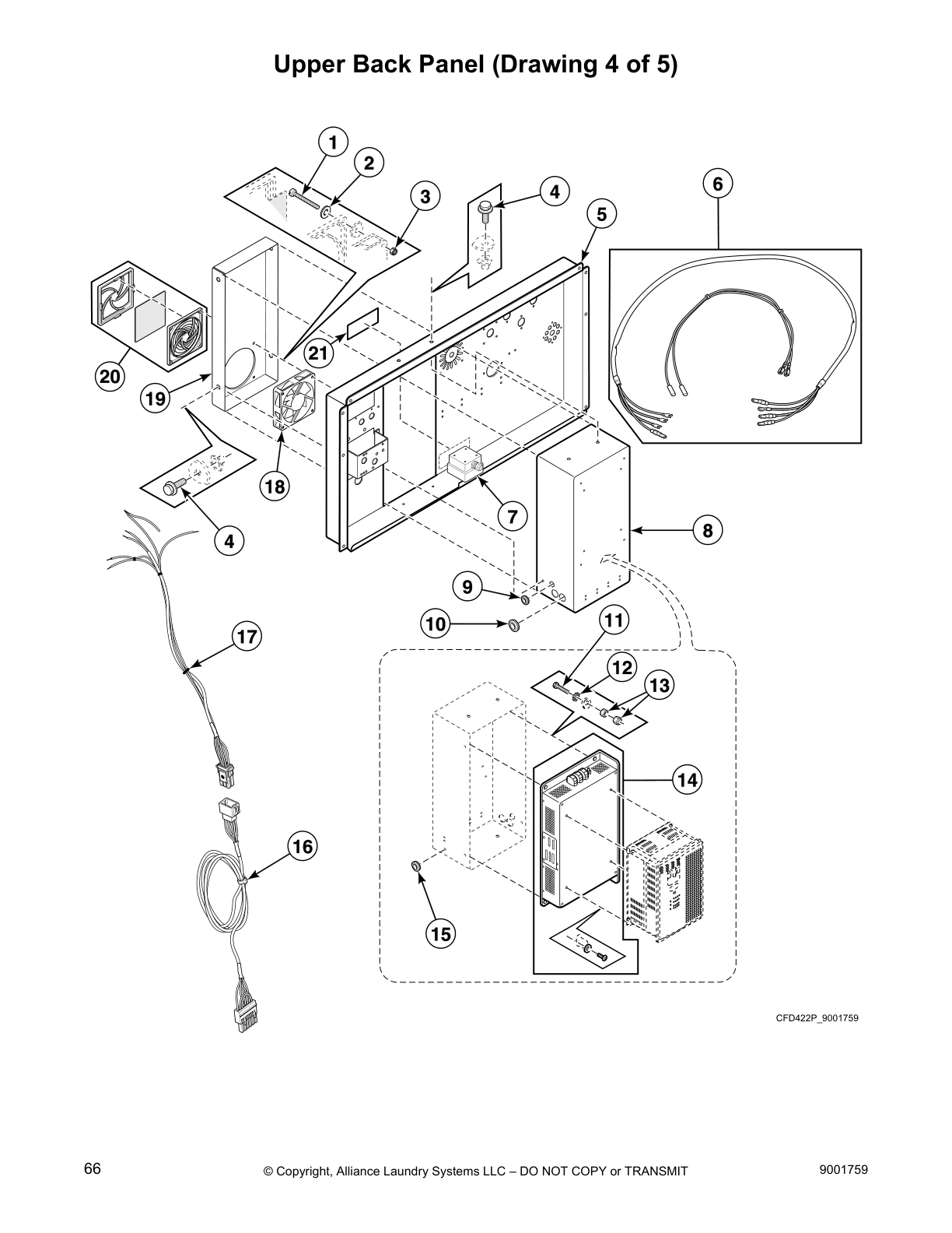 Upper Back Panel (Drawing 4 of 5)