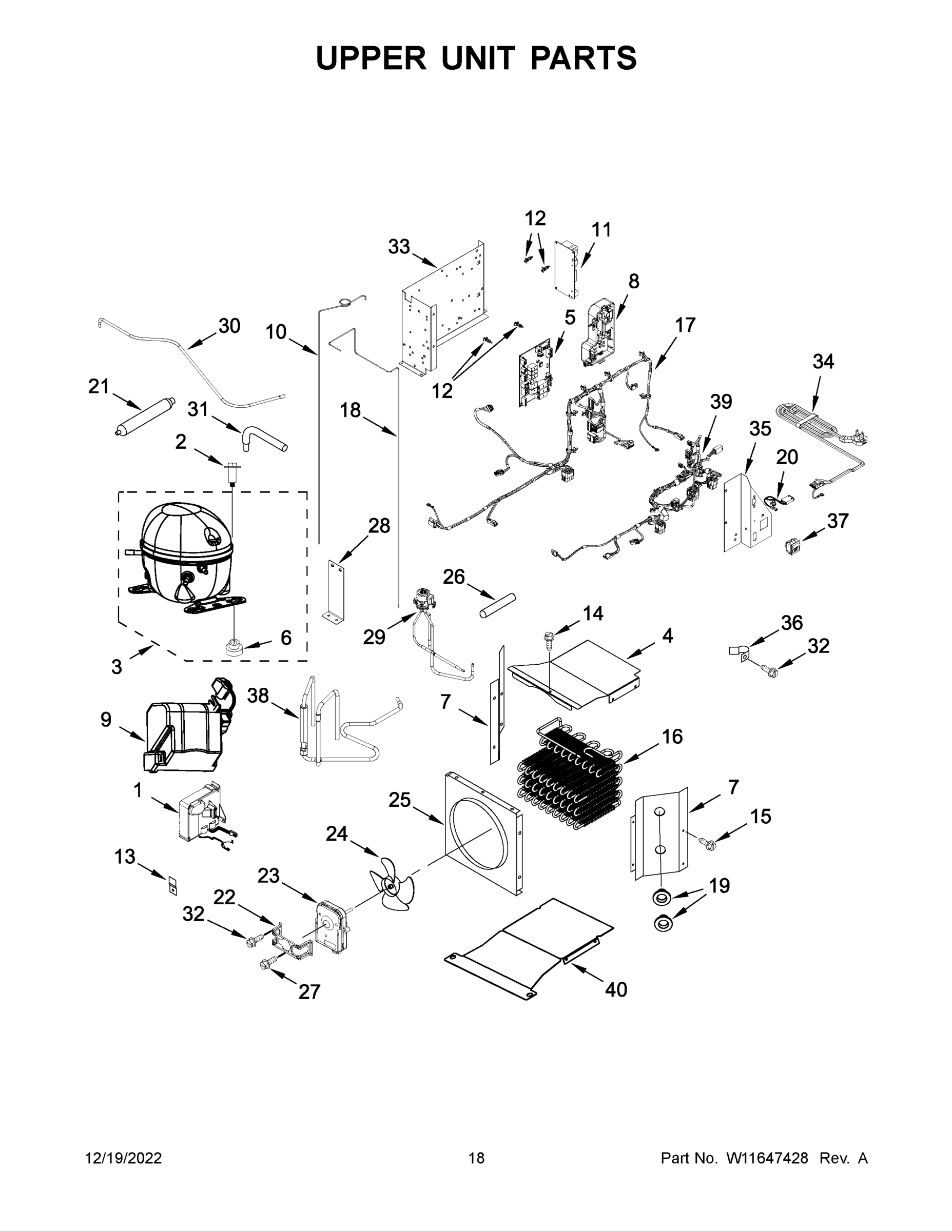 10 - UPPER UNIT PARTS