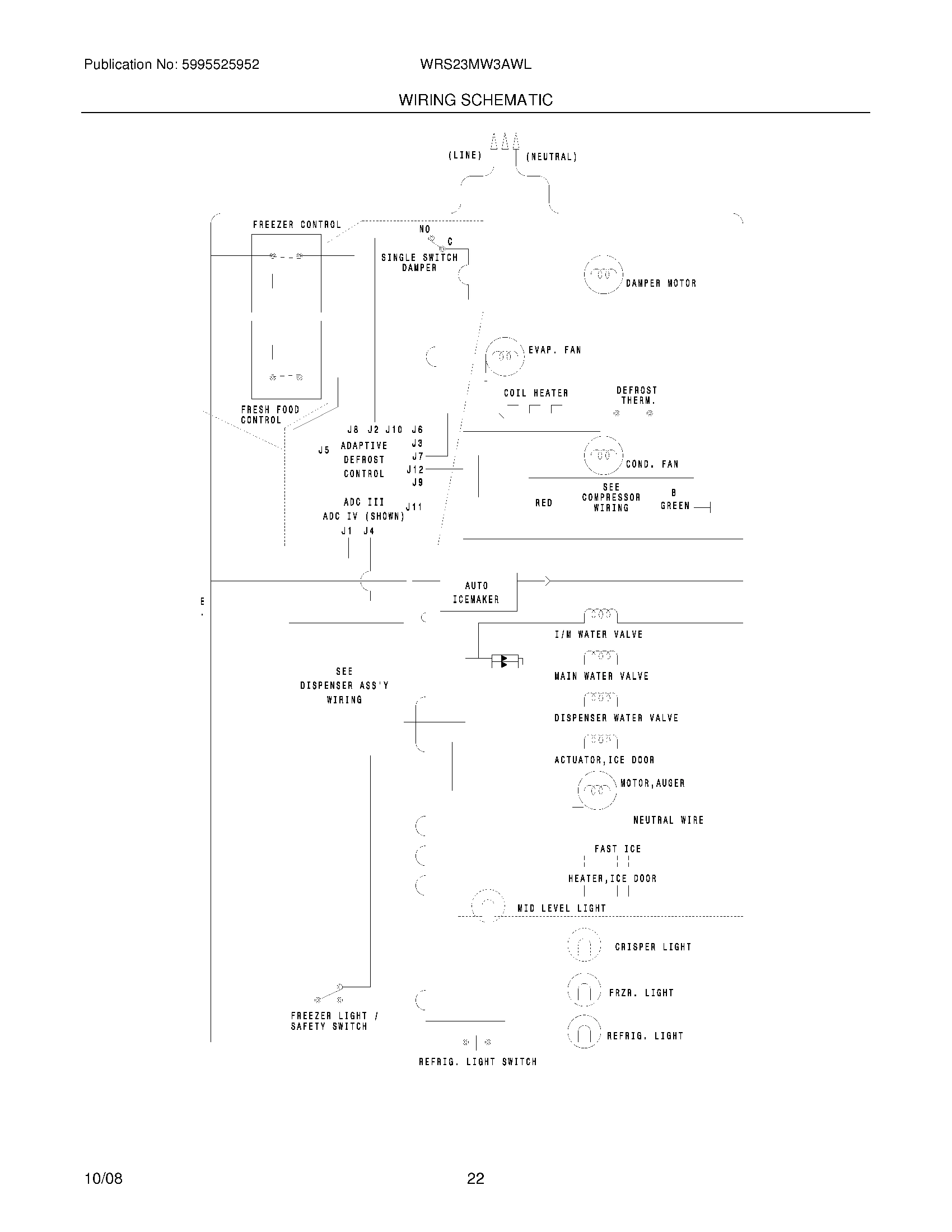 22 - WIRING SCHEMATIC
