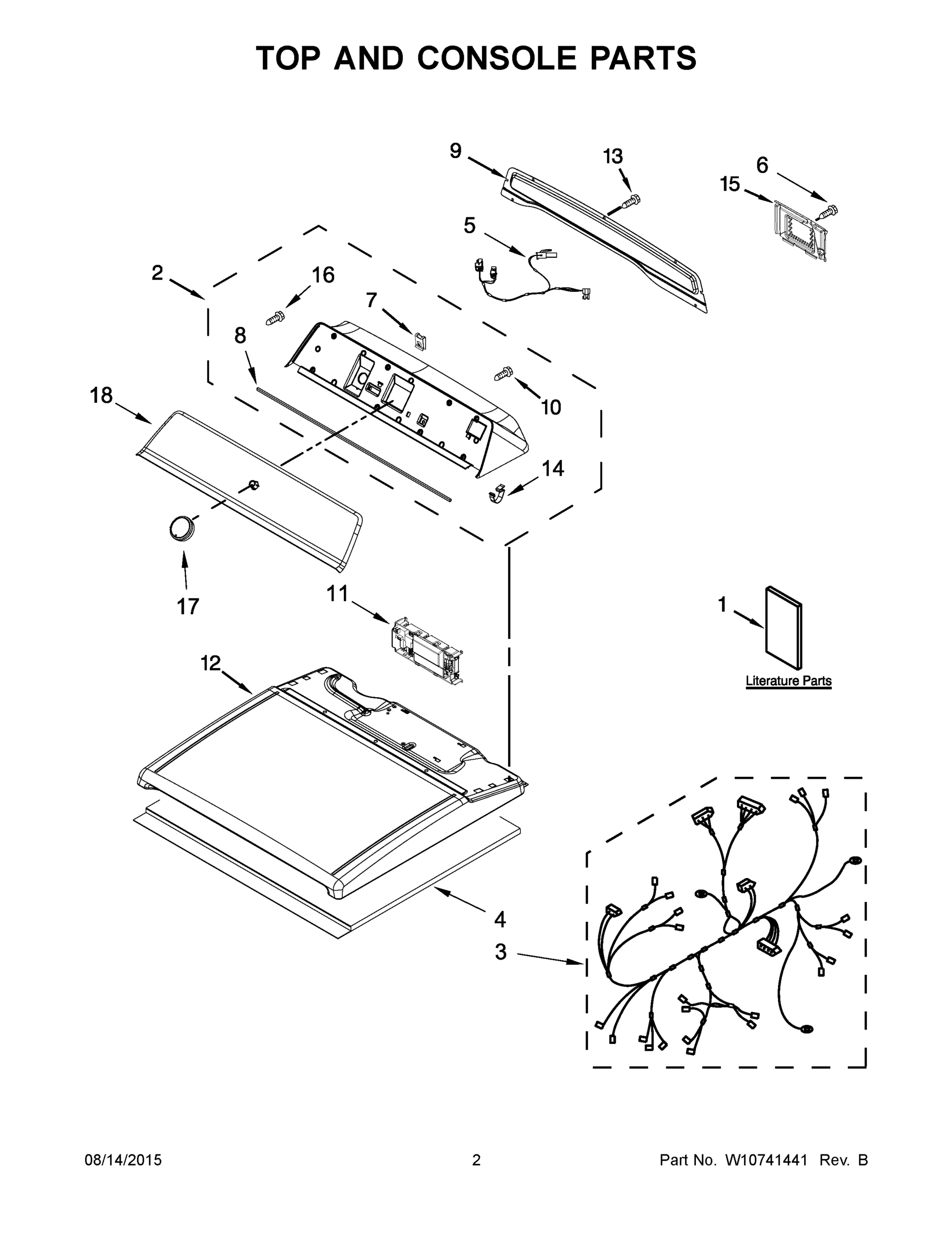 02 - TOP AND CONSOLE PARTS