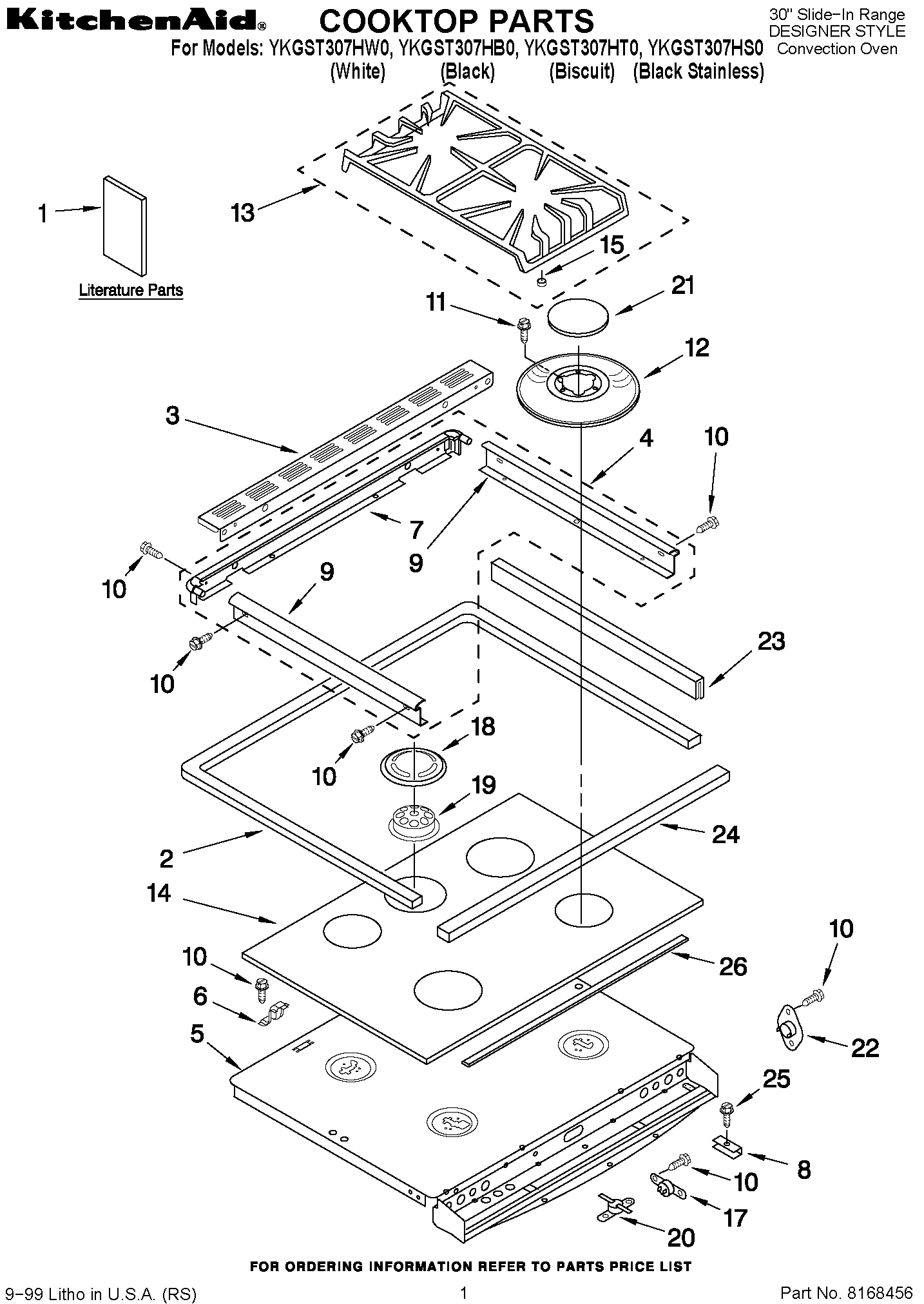 01 - COOKTOP PARTS
