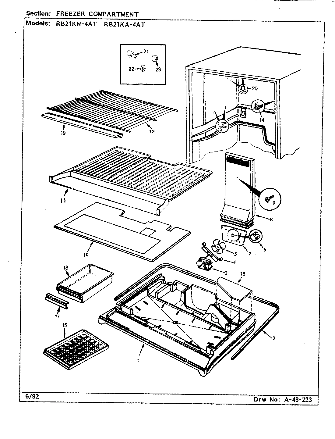 02 - FREEZER COMPARTMENT