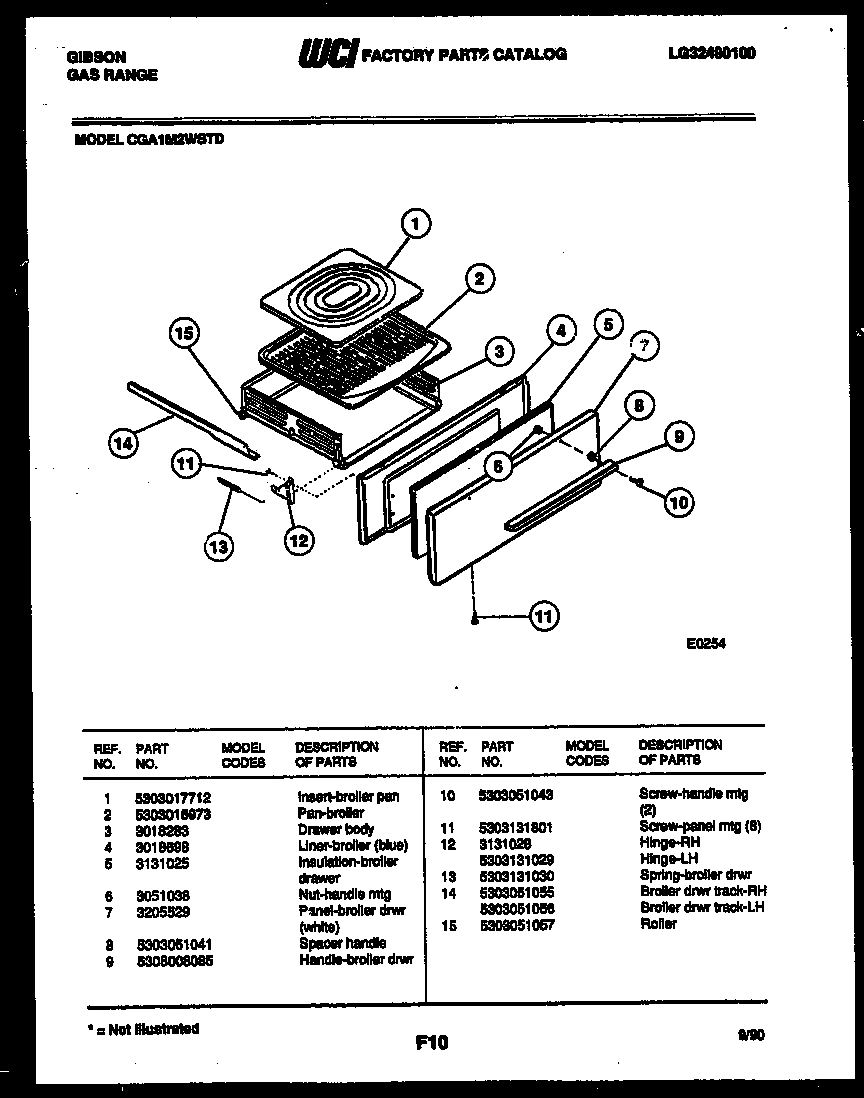 04 - BROILER DRAWER PARTS