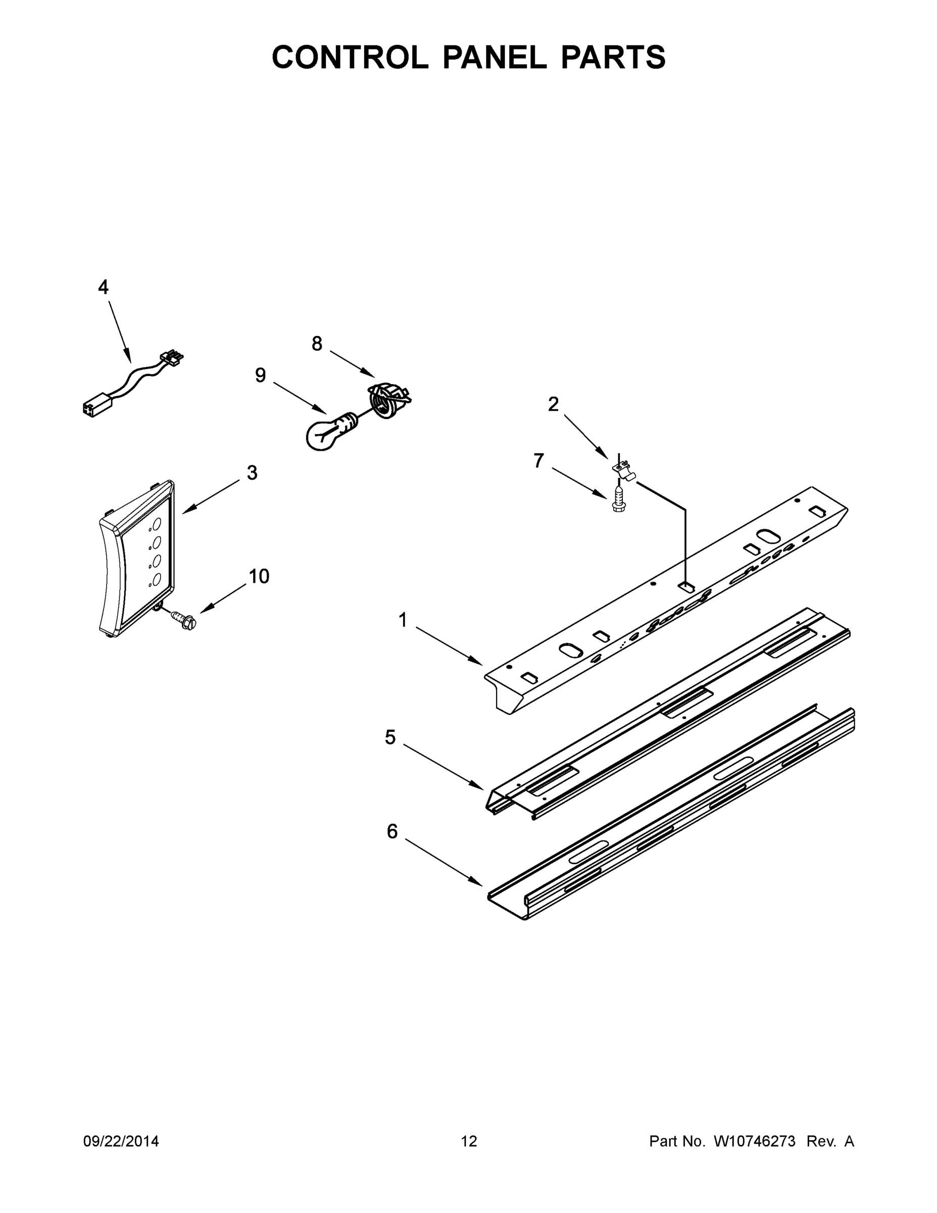 07 - CONTROL PANEL PARTS