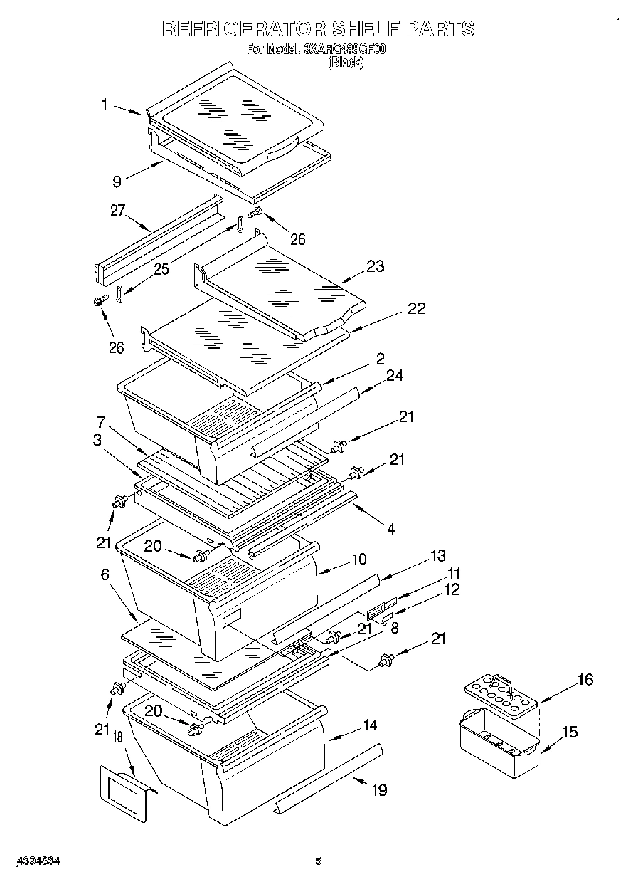 04 - REFRIGERATOR SHELF