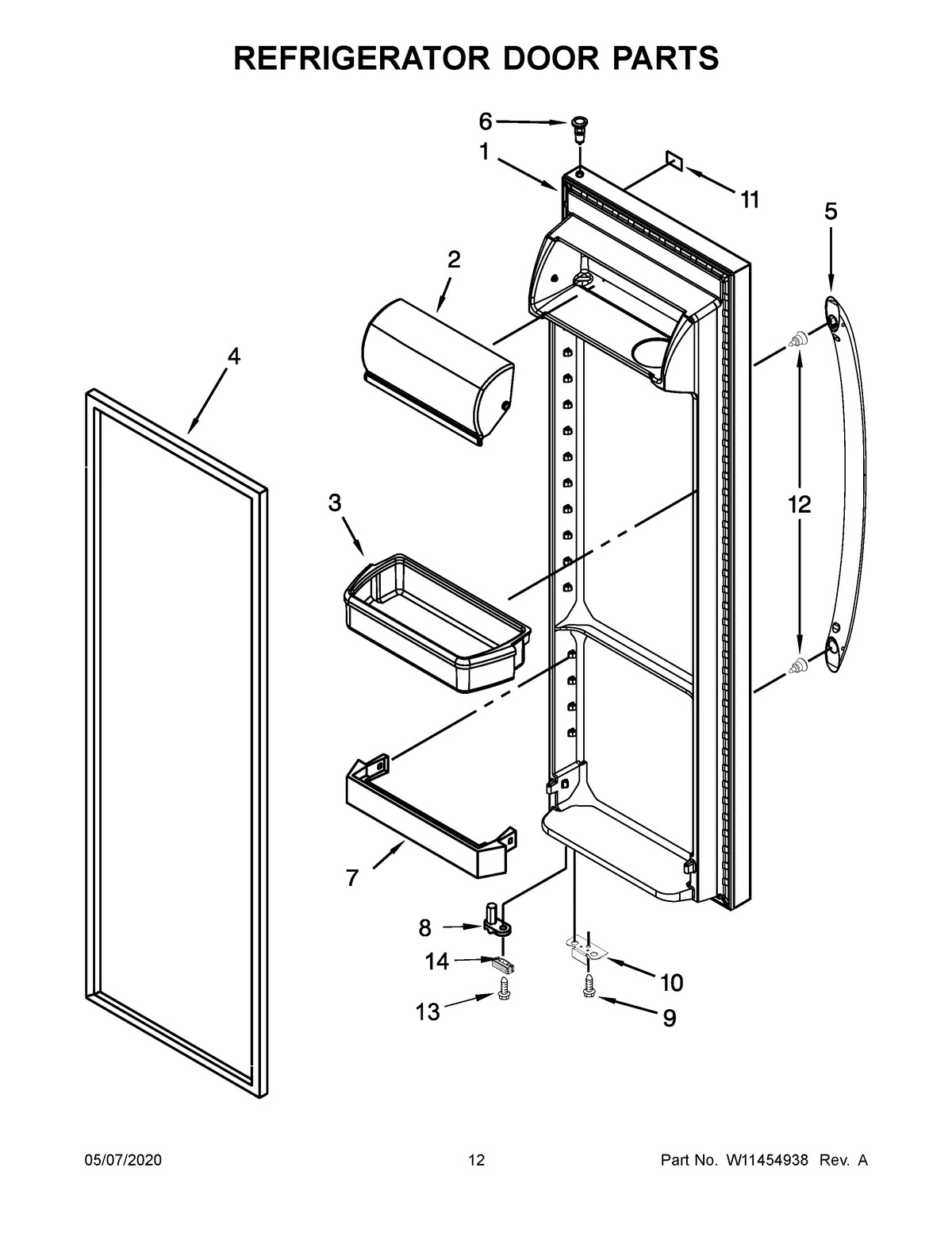 07 - REFRIGERATOR DOOR PARTS
