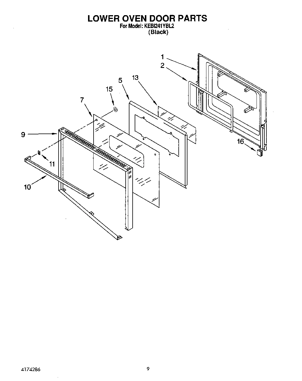06 - LOWER OVEN DOOR