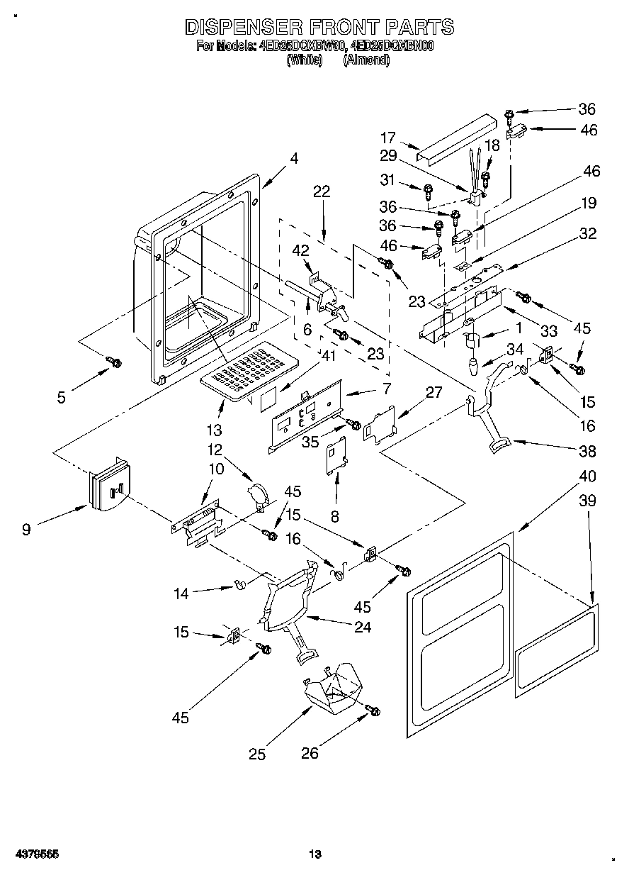 08 - DISPENSER FRONT
