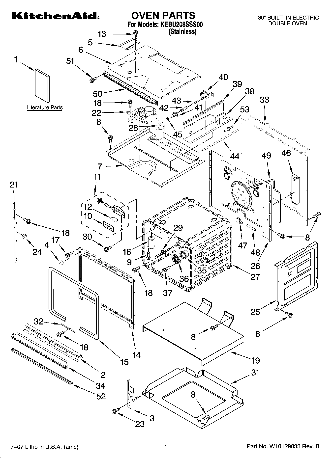 01 - OVEN PARTS