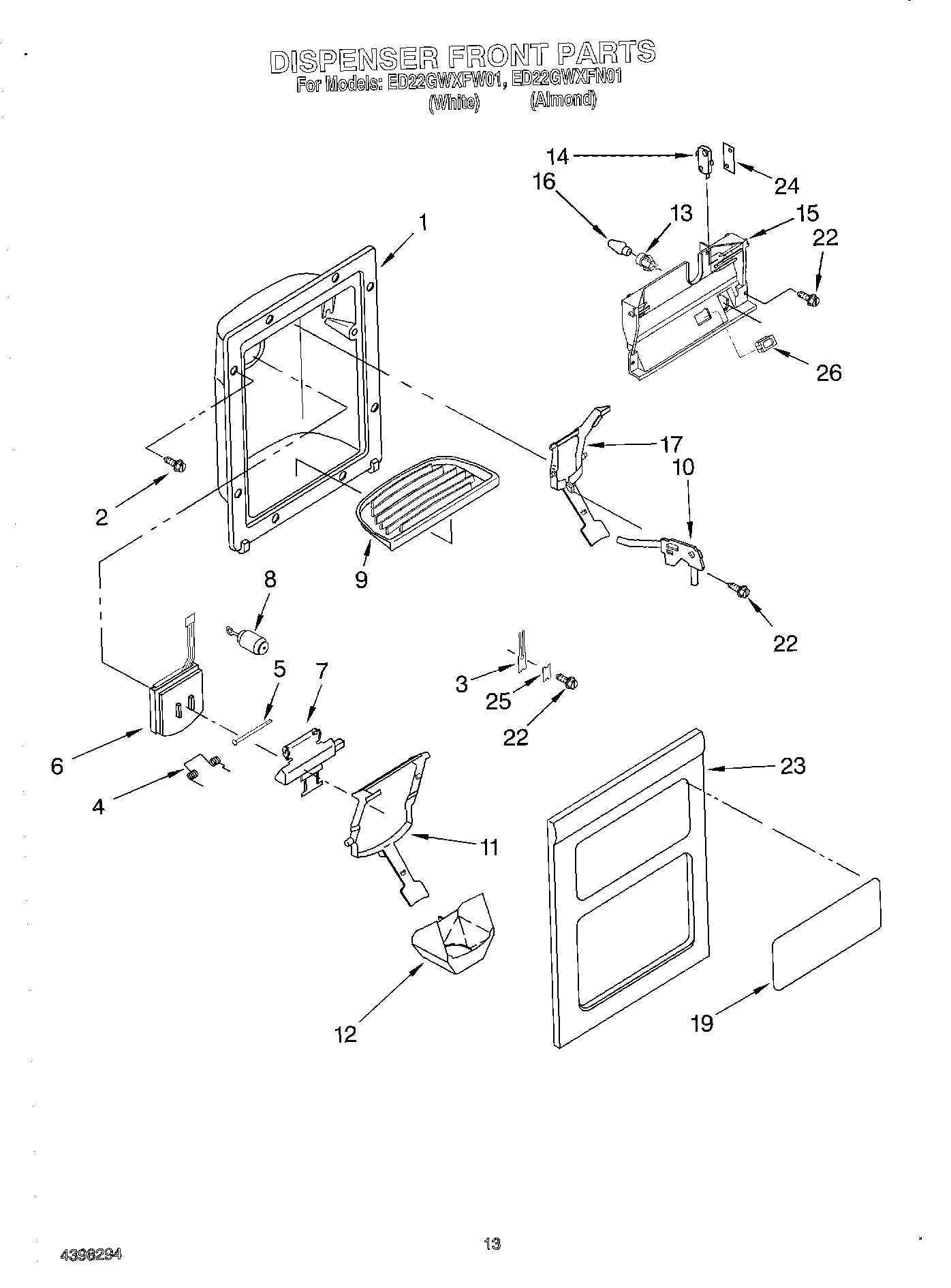 09 - DISPENSER FRONT