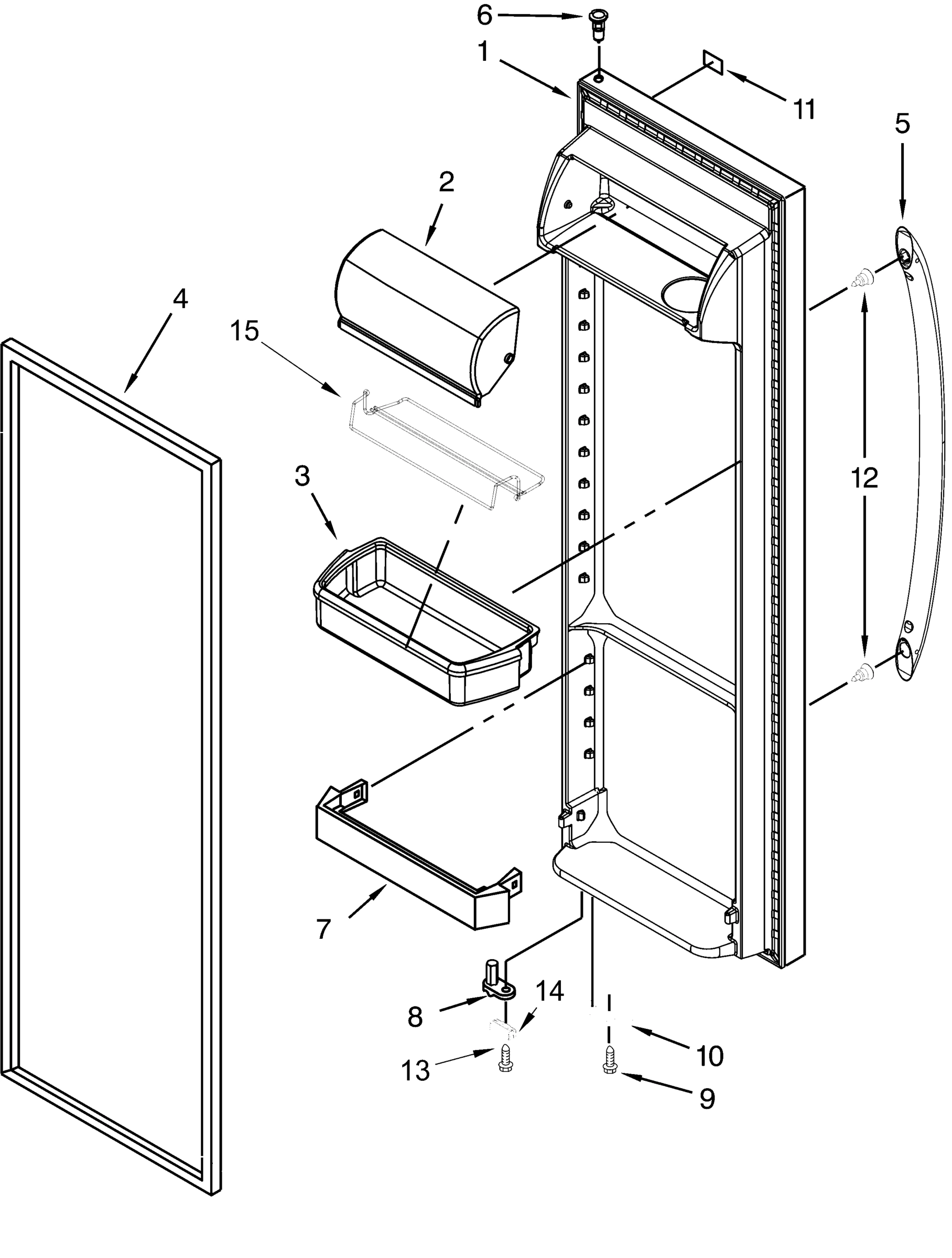 REFRIGERATOR DOOR PARTS