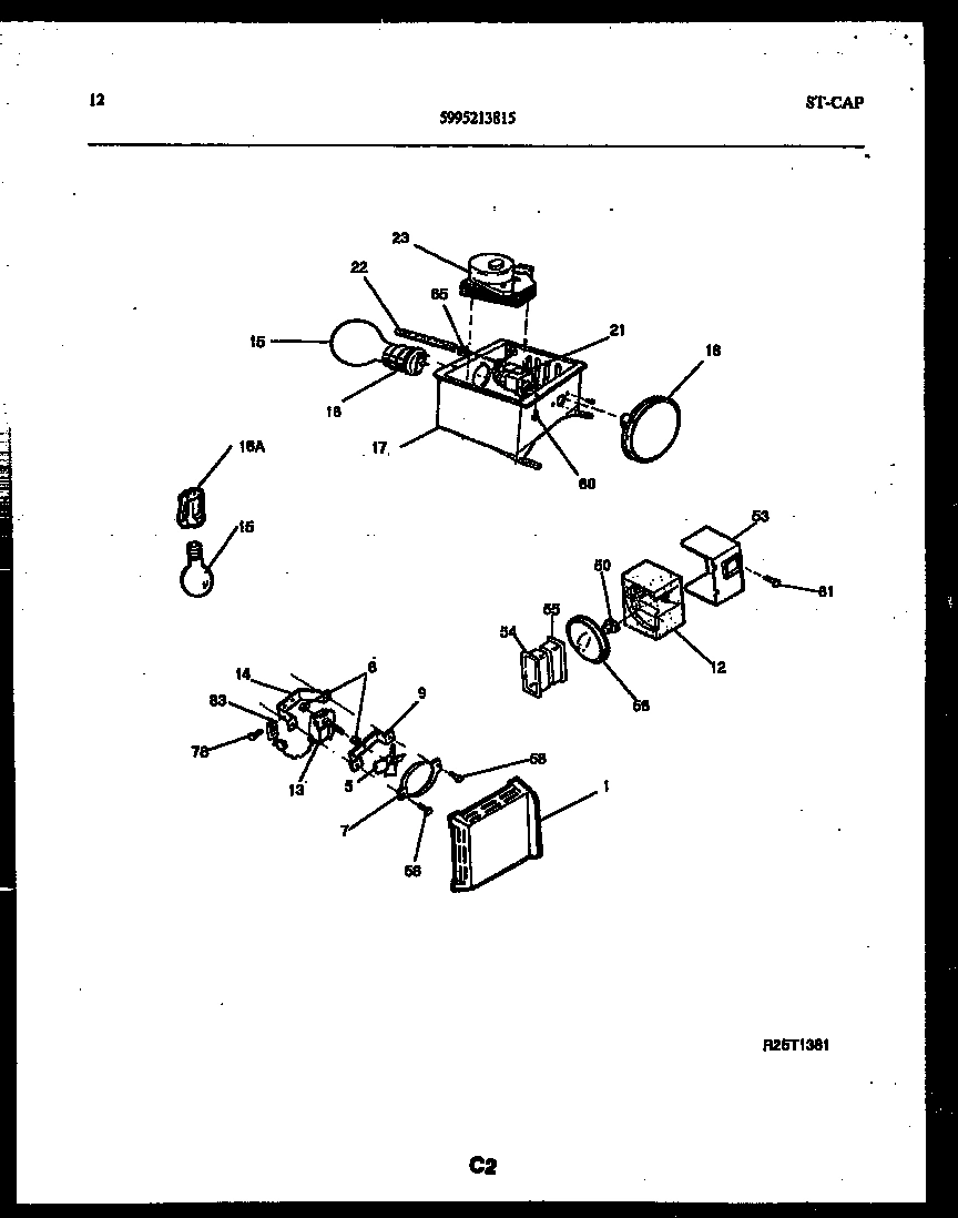 07 - REFRIGERATOR CONTROL ASSEMBLY, DAMP