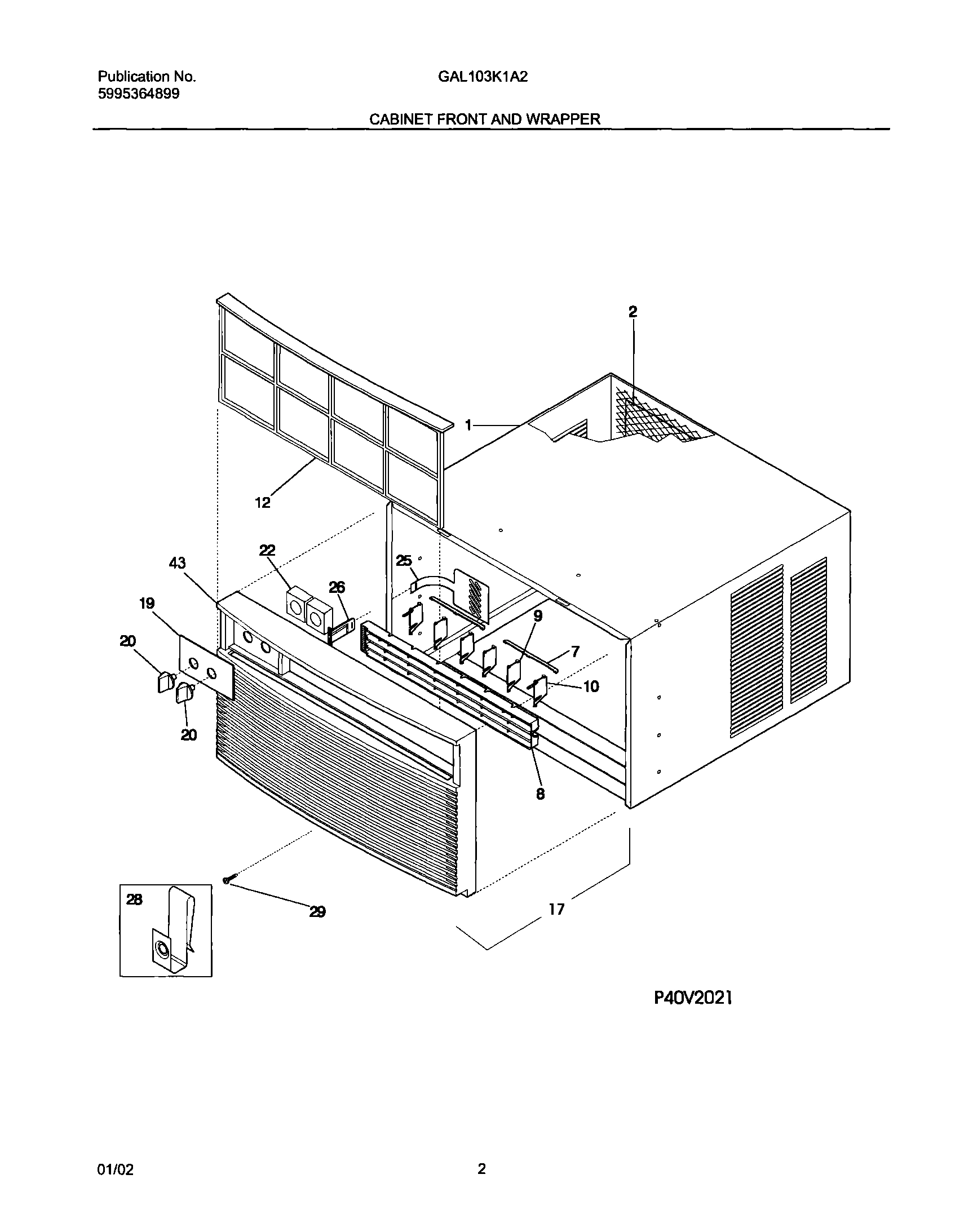 03 - CABINET FRONT AND WRAPPER
