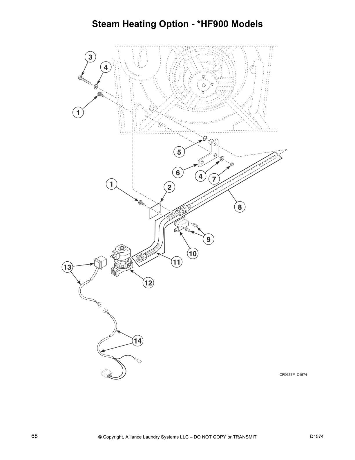 Steam Heating Option - *HF900 Models